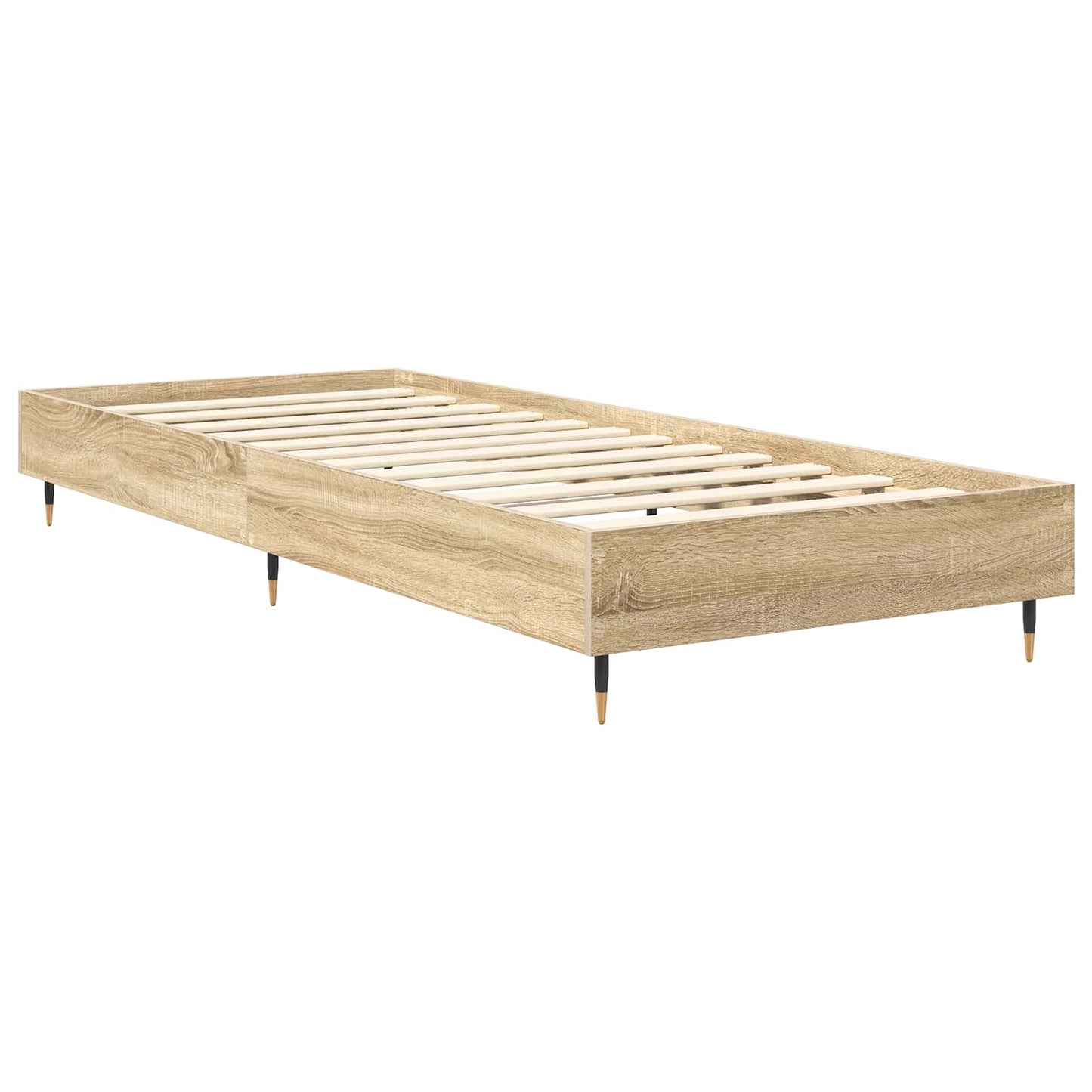 vidaXL Σκελετός Κρεβατιού Sonoma Δρυς 80 x 200 cm Επεξεργασμένο Ξύλο