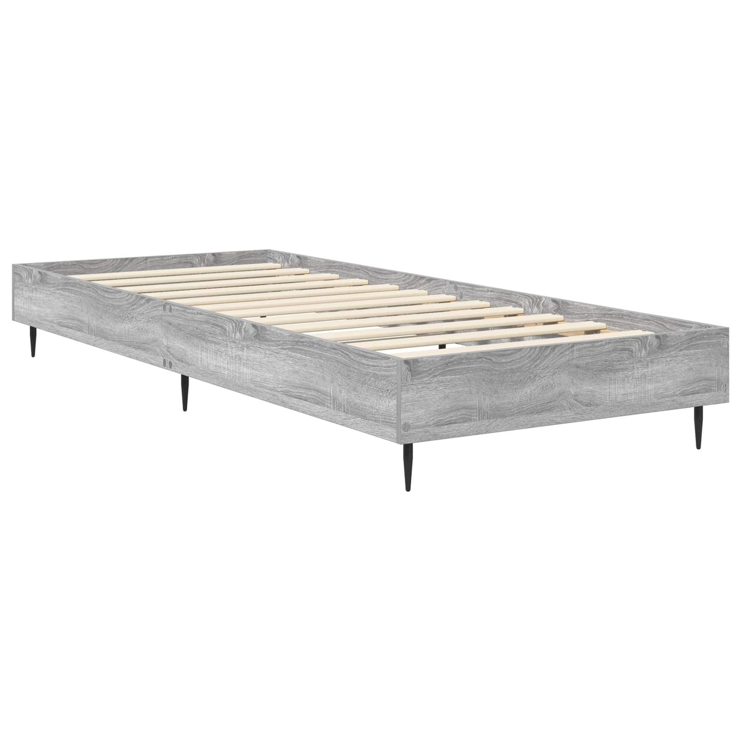 vidaXL Σκελετός Κρεβατιού Γκρι Sonoma 80 x 200 cm Επεξεργασμένο Ξύλο