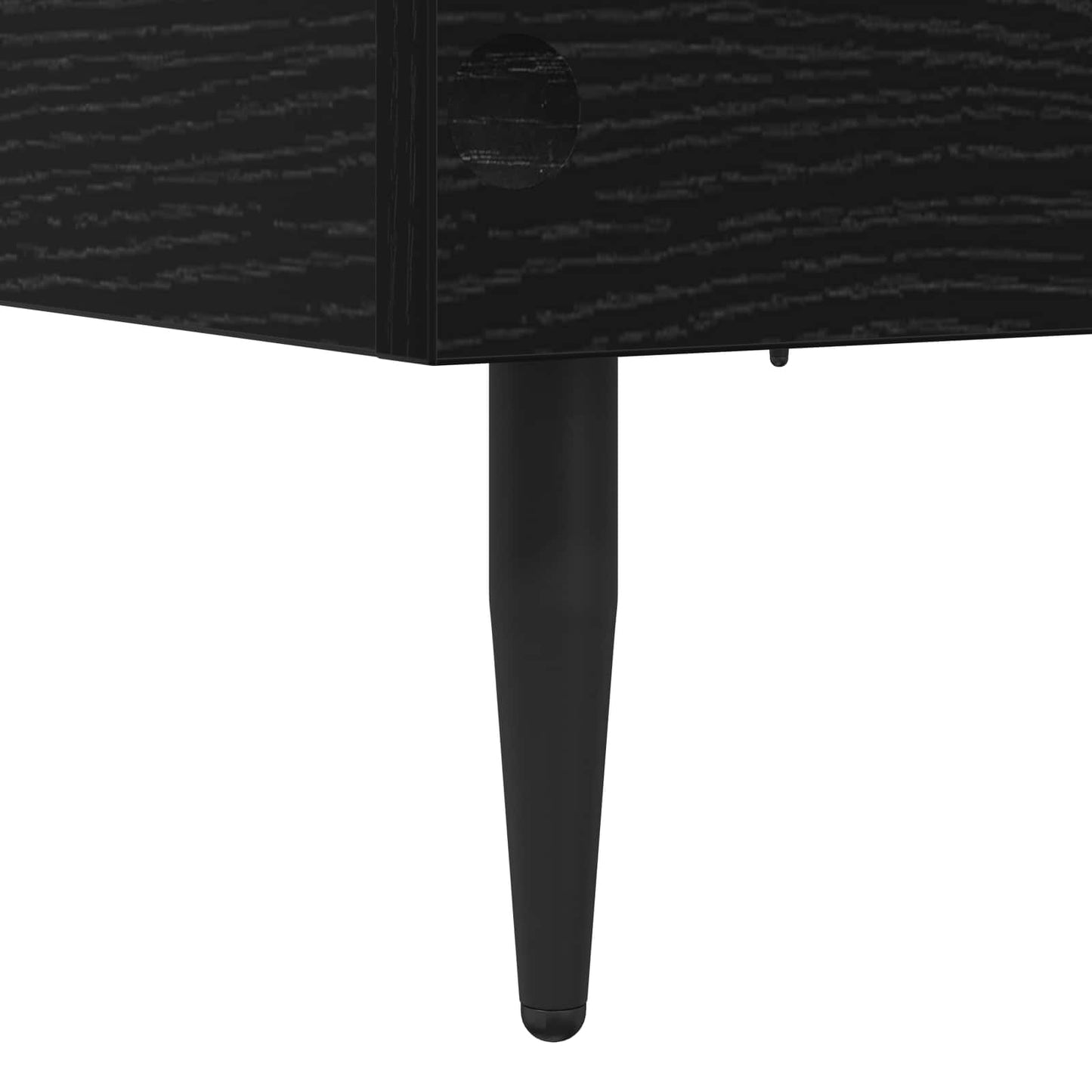vidaXL Σκελετός Κρεβατιού Μαύρη Δρυς 80 x 200 cm Επεξεργασμένο Ξύλο