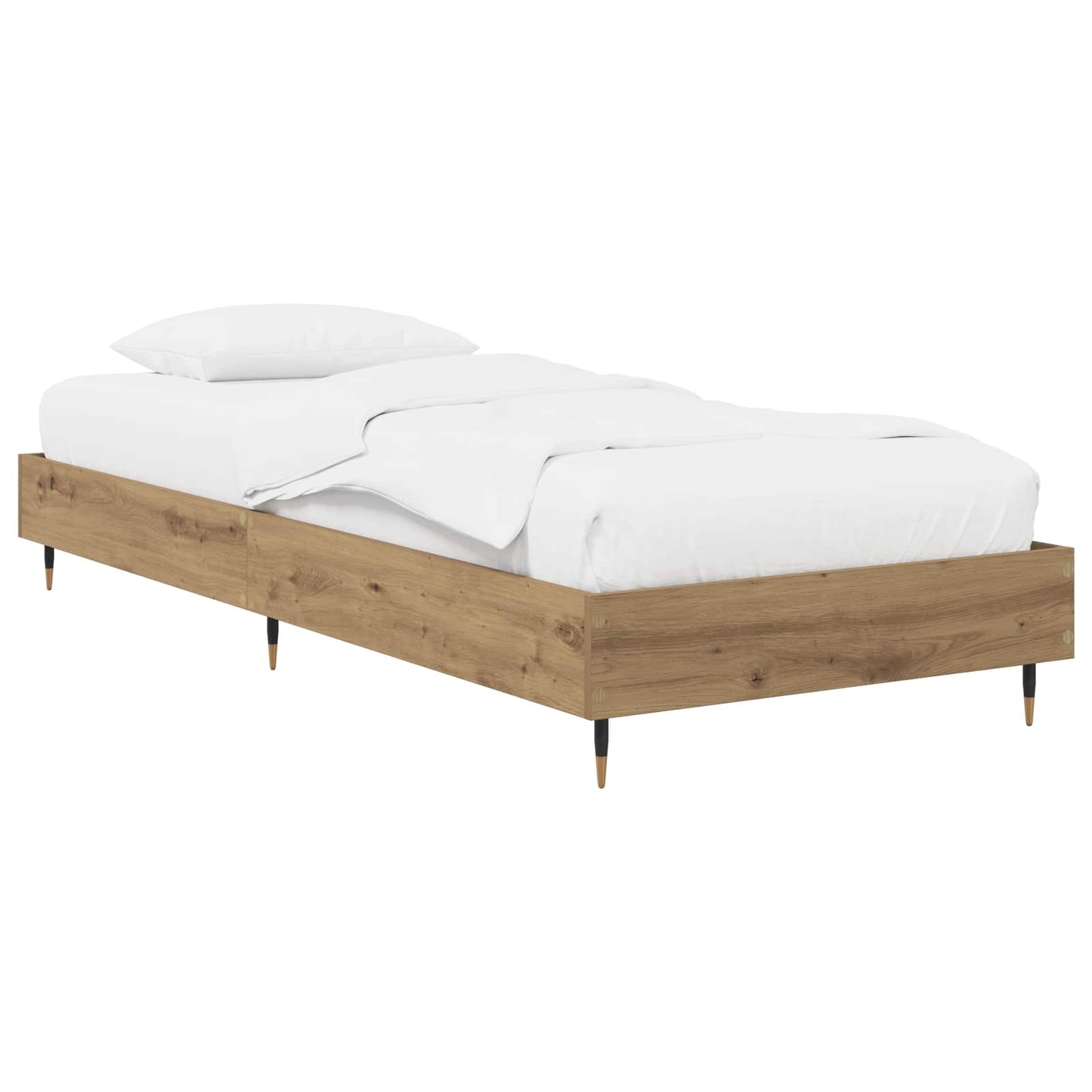 vidaXL Σκελετός Κρεβατιού Artisian Δρυς 80 x 200 cm Επεξεργασμένο Ξύλο