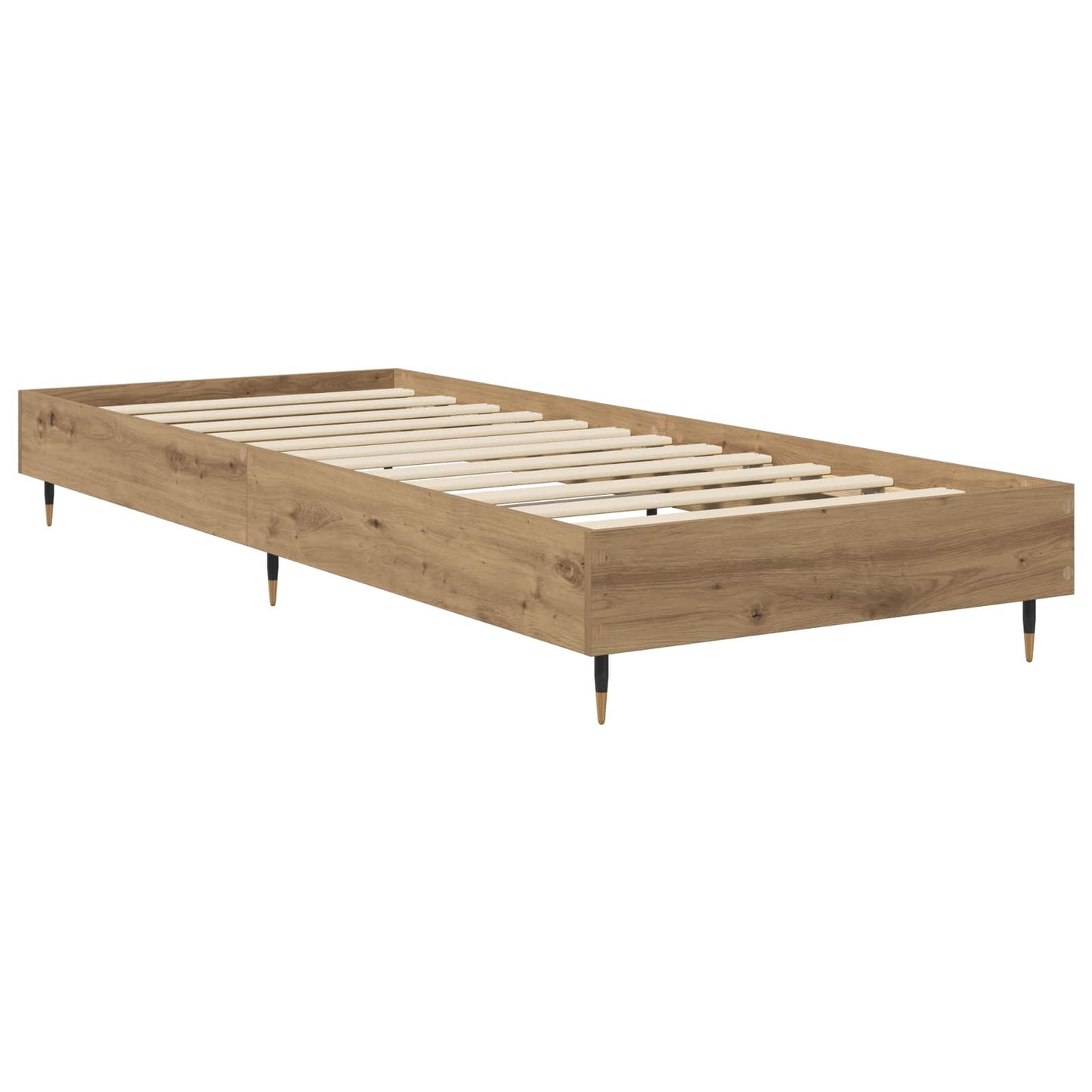vidaXL Σκελετός Κρεβατιού Artisian Δρυς 80 x 200 cm Επεξεργασμένο Ξύλο
