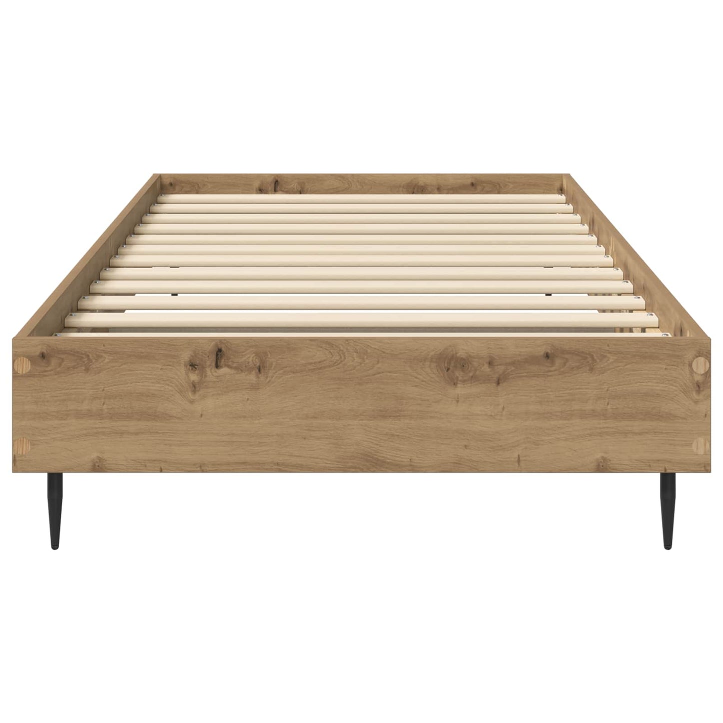 vidaXL Σκελετός Κρεβατιού Artisian Δρυς 80 x 200 cm Επεξεργασμένο Ξύλο