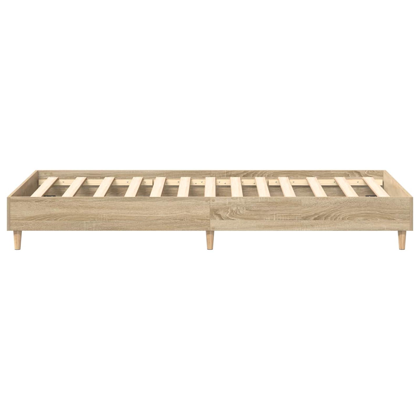 vidaXL Σκελετός Κρεβατιού Sonoma Δρυς 80 x 200 cm Επεξεργασμένο Ξύλο