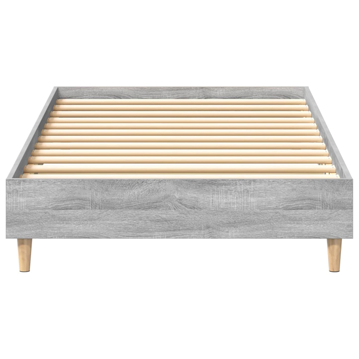 vidaXL Σκελετός Κρεβατιού Γκρι Sonoma 80 x 200 cm Επεξεργασμένο Ξύλο