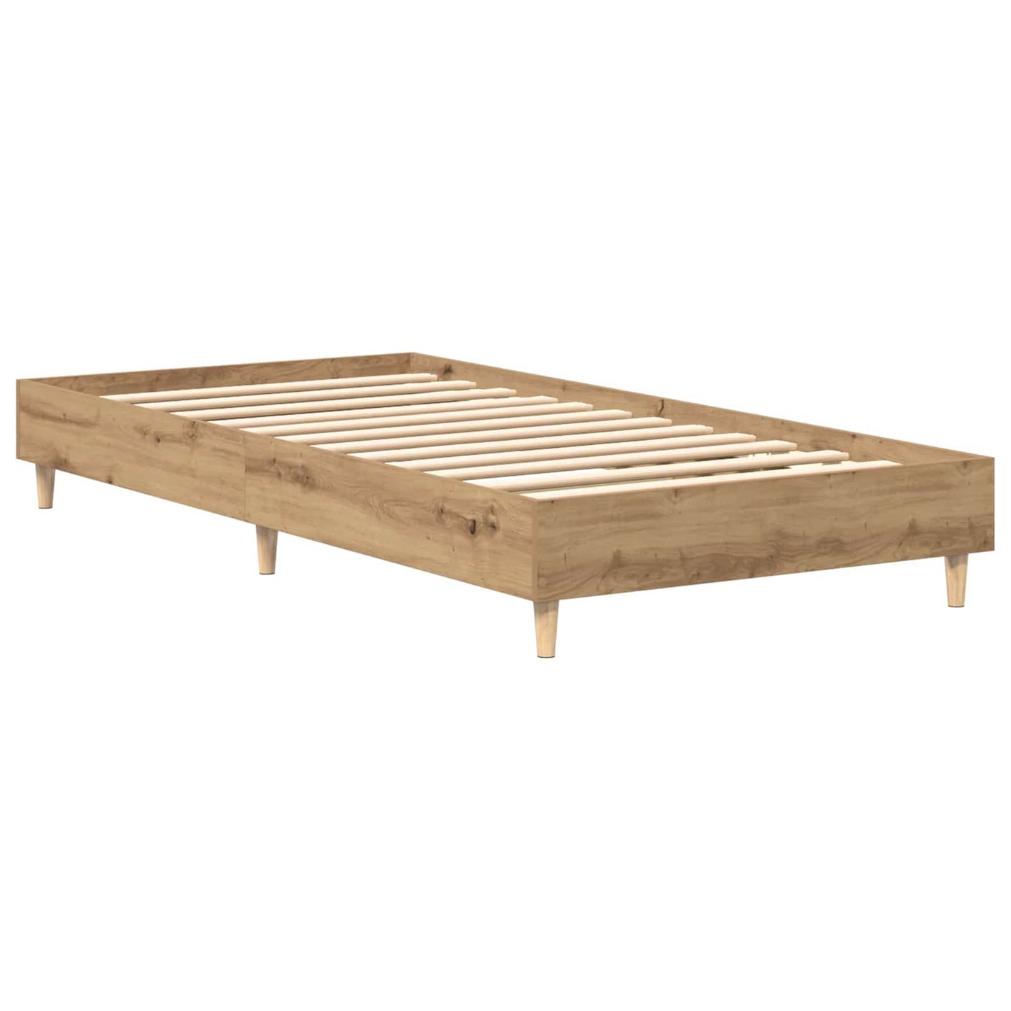 vidaXL Σκελετός Κρεβατιού Artisian Δρυς 80 x 200 cm Επεξεργασμένο Ξύλο