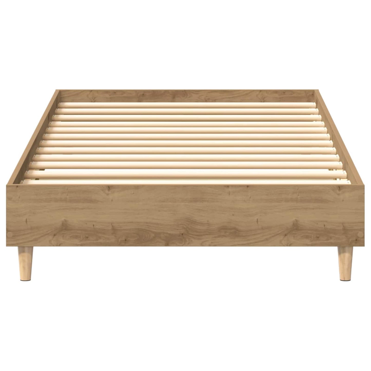 vidaXL Σκελετός Κρεβατιού Artisian Δρυς 80 x 200 cm Επεξεργασμένο Ξύλο