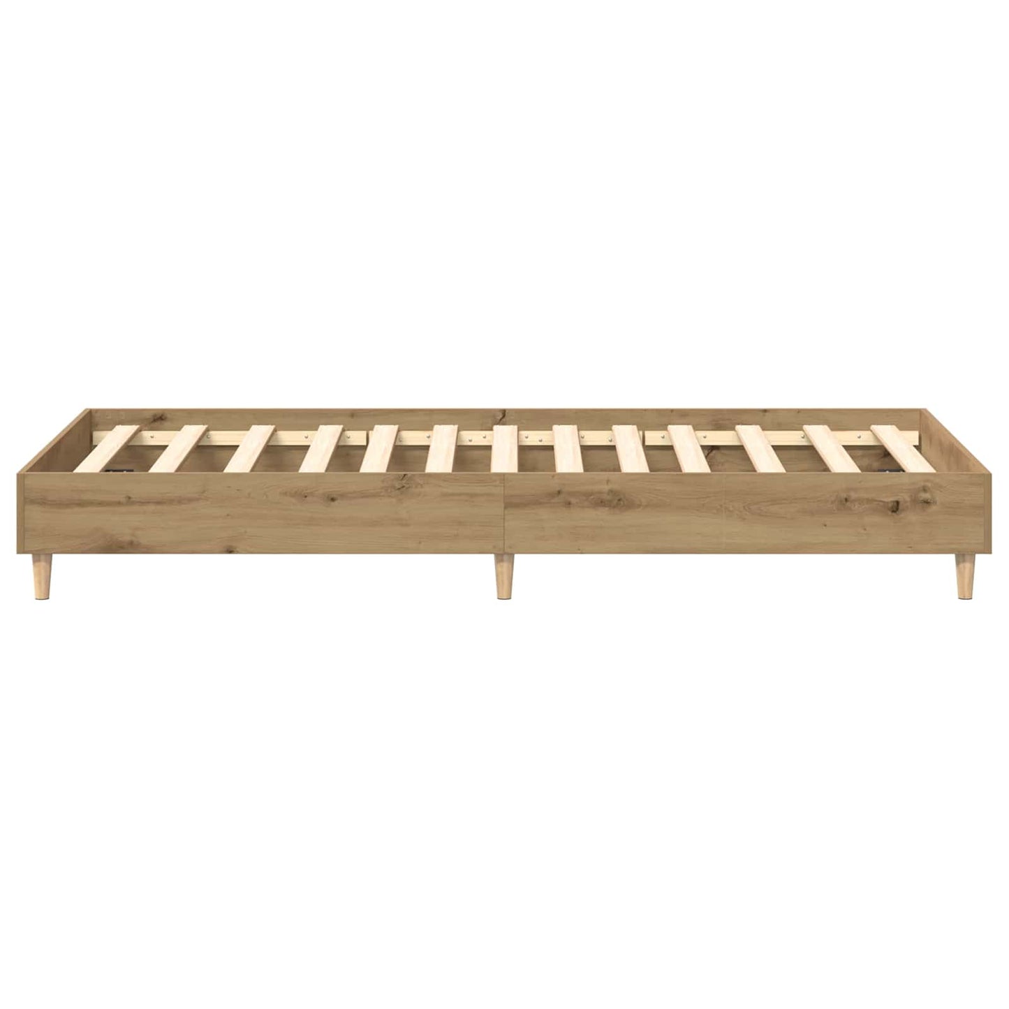 vidaXL Σκελετός Κρεβατιού Artisian Δρυς 80 x 200 cm Επεξεργασμένο Ξύλο