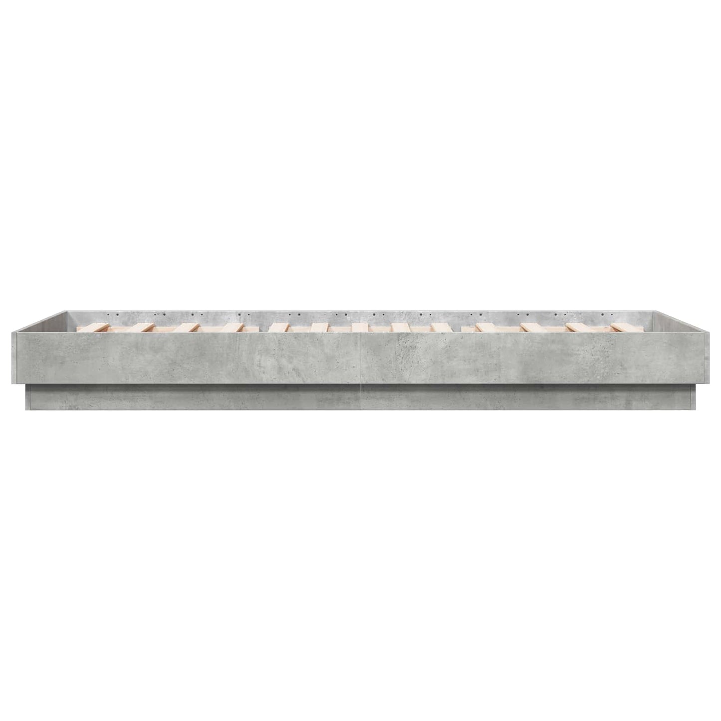vidaXL Κρεβάτι δαπέδου Γκρι Σκυροδέματος 80 x 200 cm