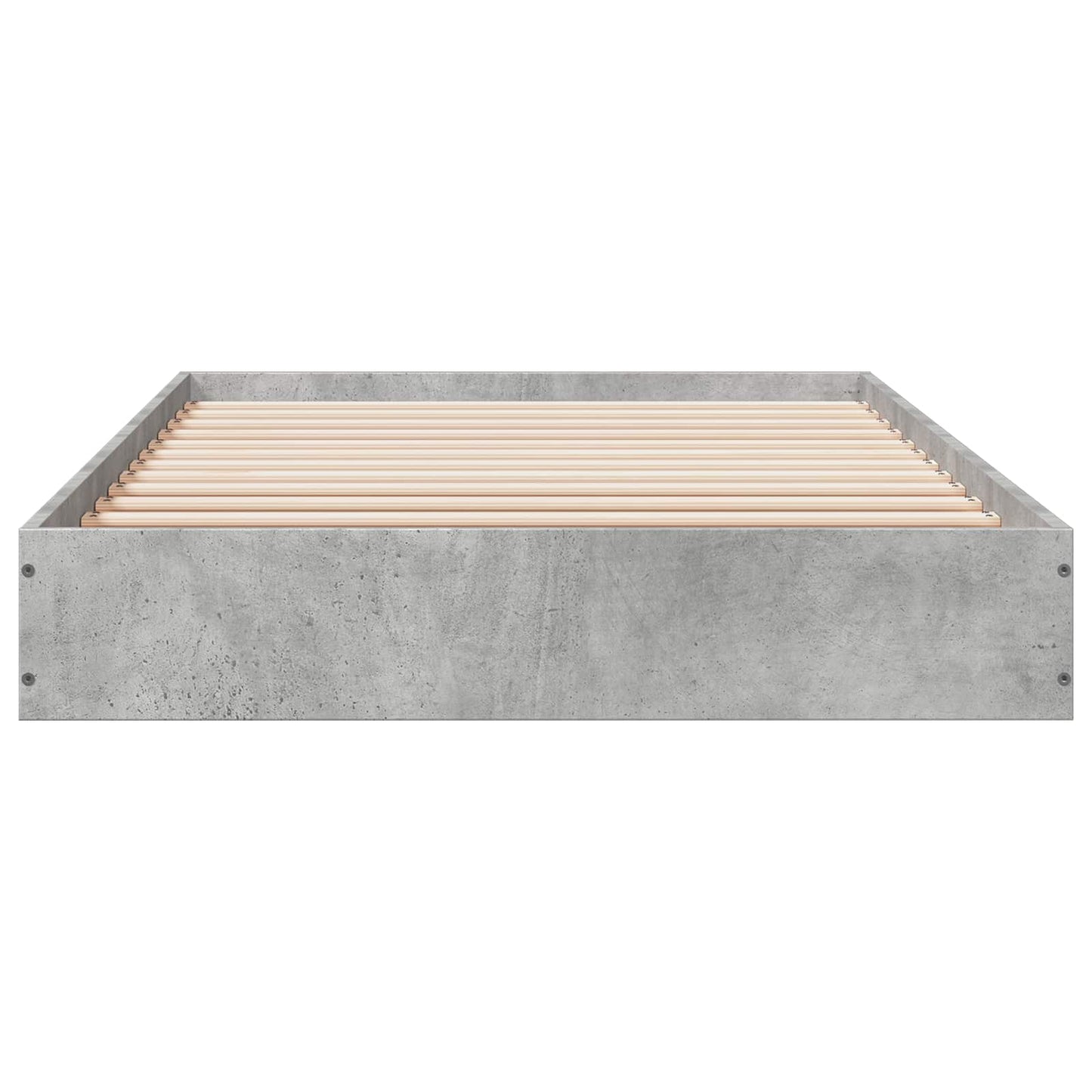 vidaXL Κρεβάτι δαπέδου Γκρι Σκυροδέματος 80 x 200 cm