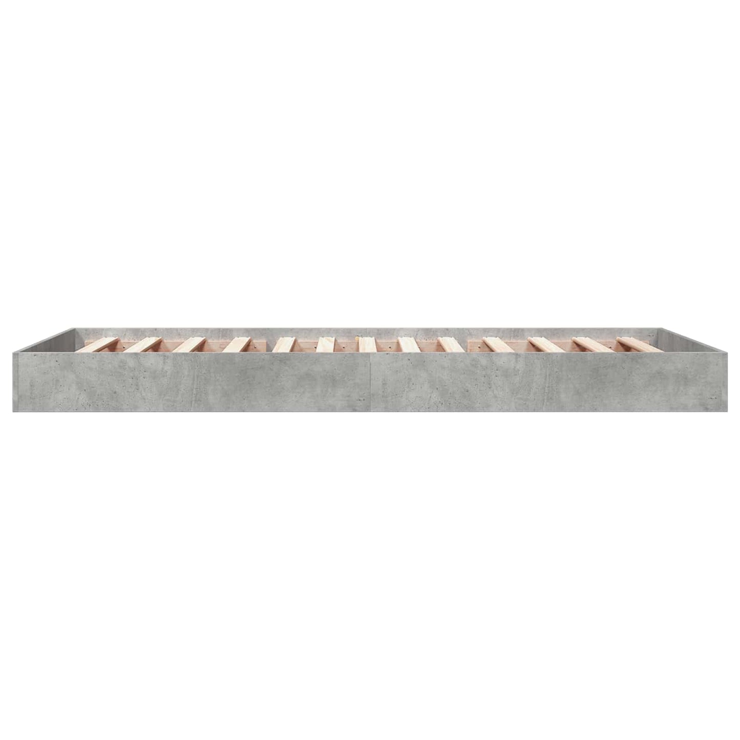 vidaXL Κρεβάτι δαπέδου Γκρι Σκυροδέματος 80 x 200 cm
