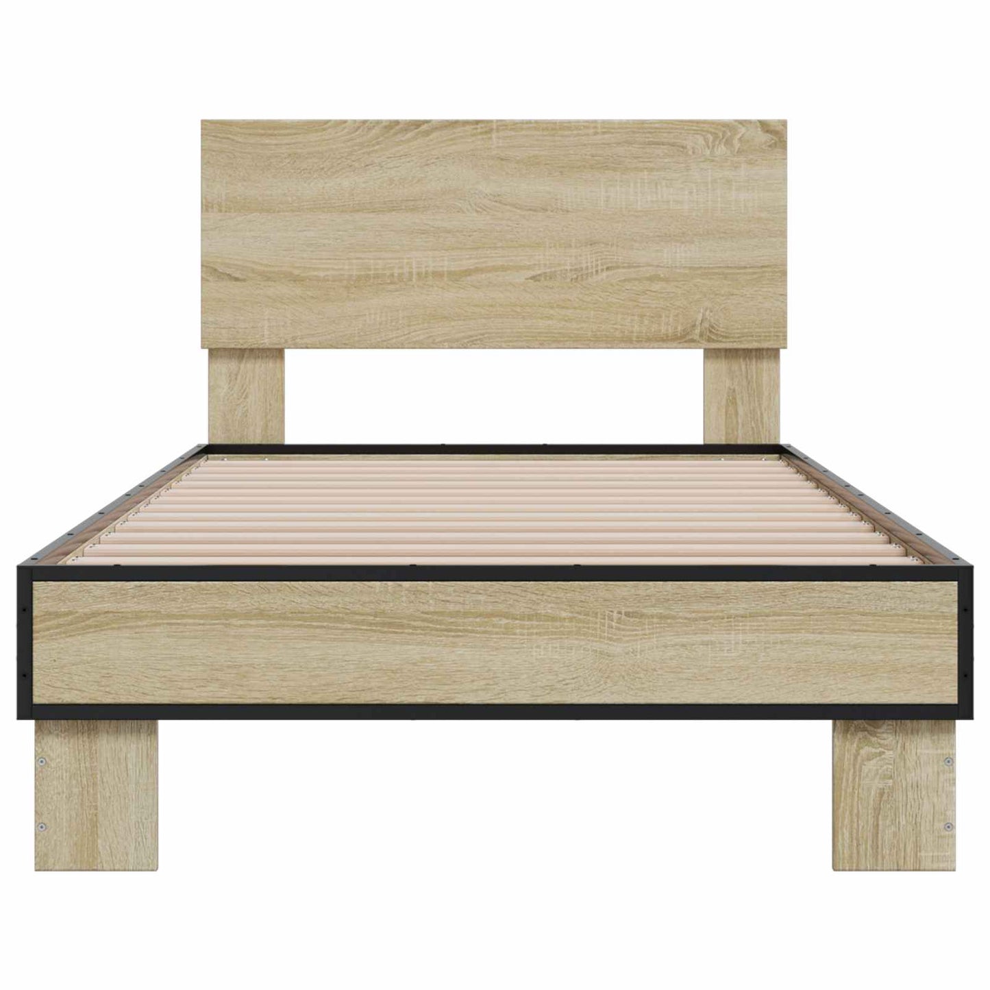 vidaXL Κρεβάτι με Κεφαλάρι Sonoma Δρυς 80 x 200 cm Επεξεργασμένο Ξύλο
