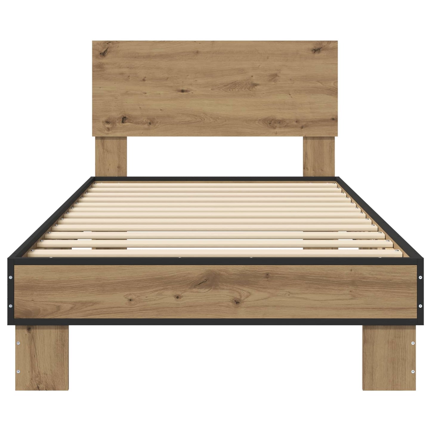 vidaXL Κρεβάτι με Κεφαλάρι Artisan Δρυς 80 x 200 cm Επεξεργασμένο Ξύλο