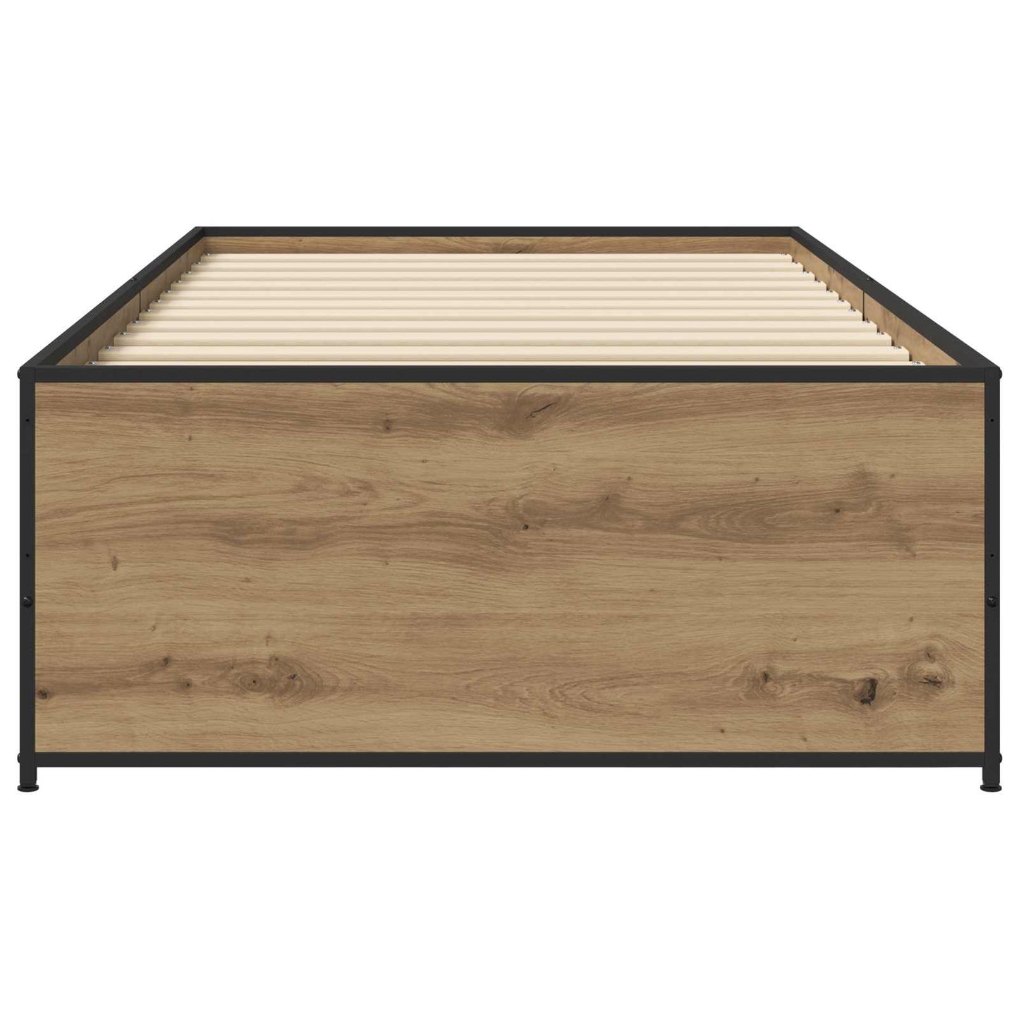 vidaXL Σκελετός Κρεβατιού Artisan Δρυς 80 x 200 cm Επεξεργασμένο Ξύλο