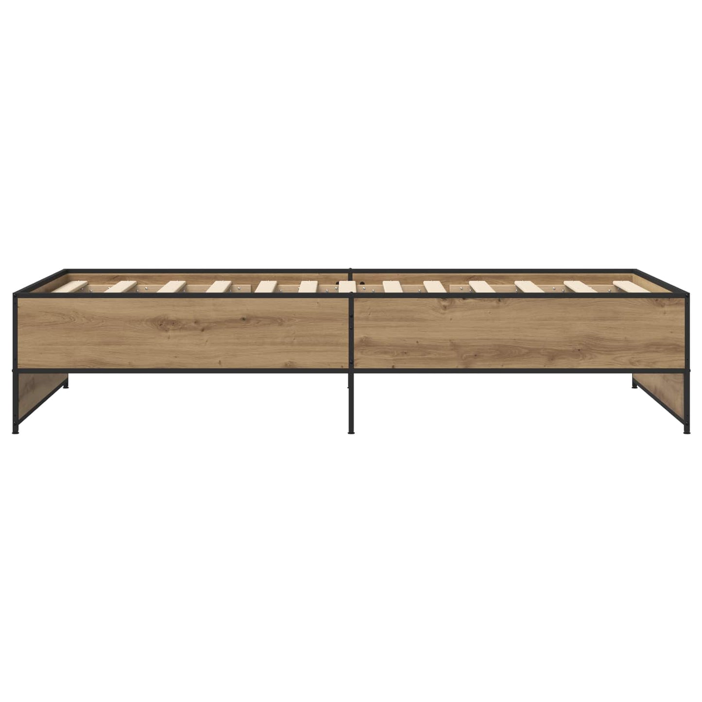 vidaXL Σκελετός Κρεβατιού Artisan Δρυς 80 x 200 cm Επεξεργασμένο Ξύλο