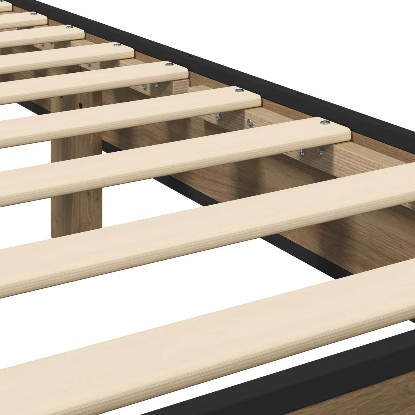 vidaXL Κρεβάτι με Κεφαλάρι Artisan Δρυς 80 x 200 cm Επεξεργασμένο Ξύλο