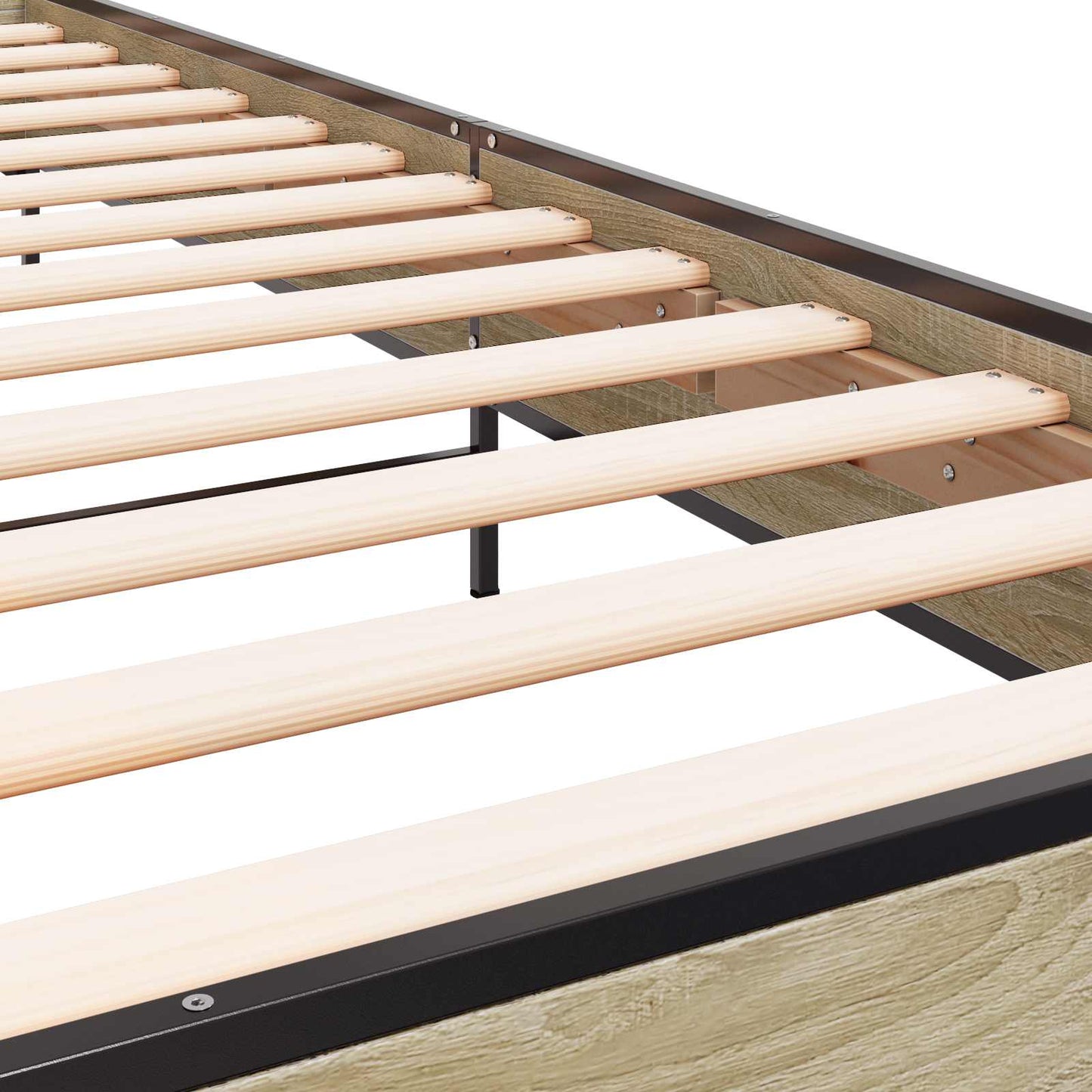 vidaXL Κρεβάτι με Κεφαλάρι Sonoma Δρυς 80 x 200 cm Επεξεργασμένο Ξύλο
