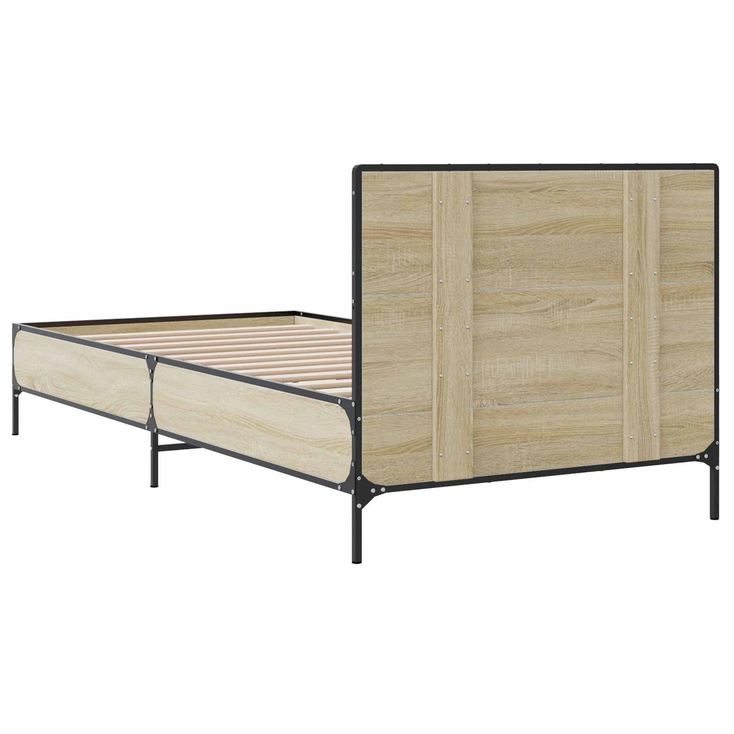 vidaXL Κρεβάτι με Κεφαλάρι Sonoma Δρυς 80 x 200 cm Επεξεργασμένο Ξύλο