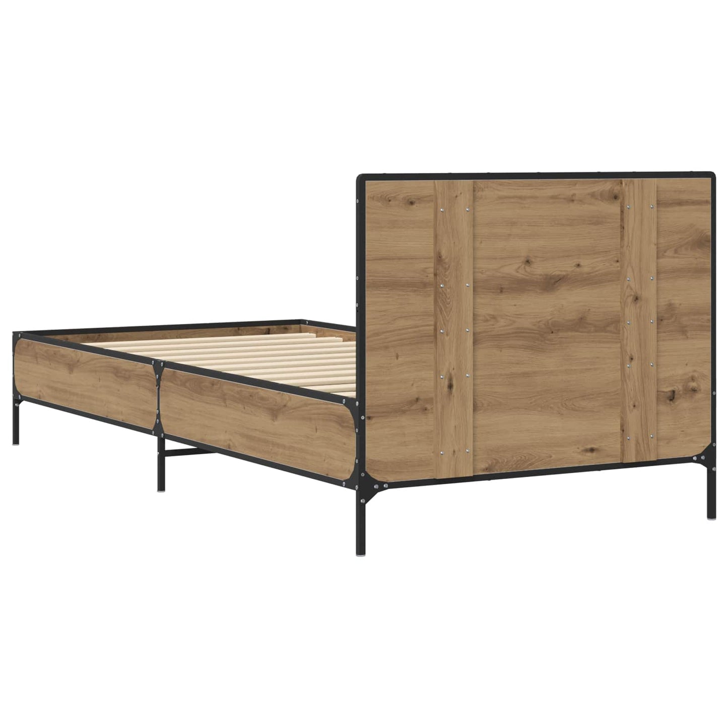 vidaXL Κρεβάτι με Κεφαλάρι Artisian Δρυς 80 x 200 cm