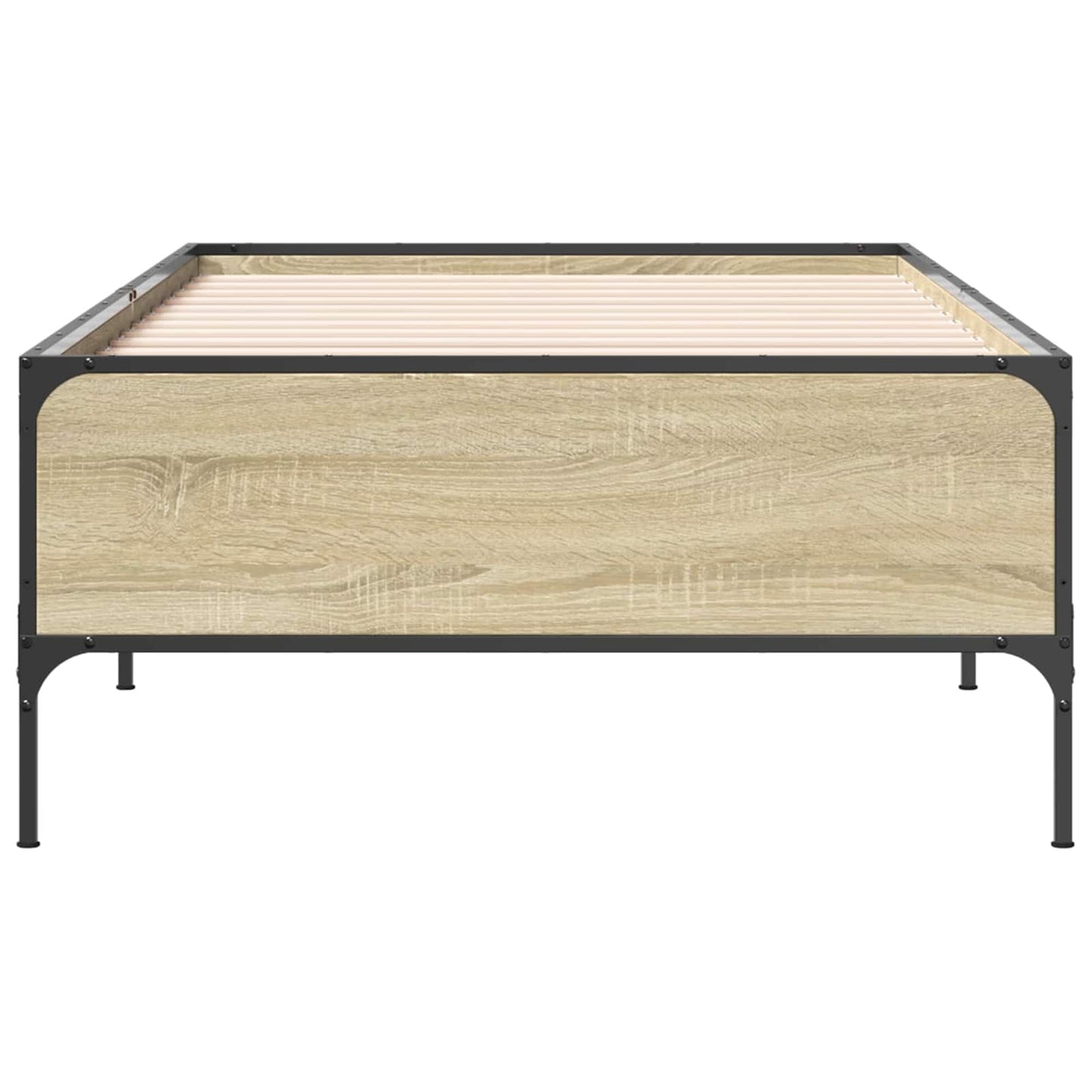 vidaXL Σκελετός Κρεβατιού Sonoma Δρυς 80 x 200 cm Επεξεργασμένο Ξύλο