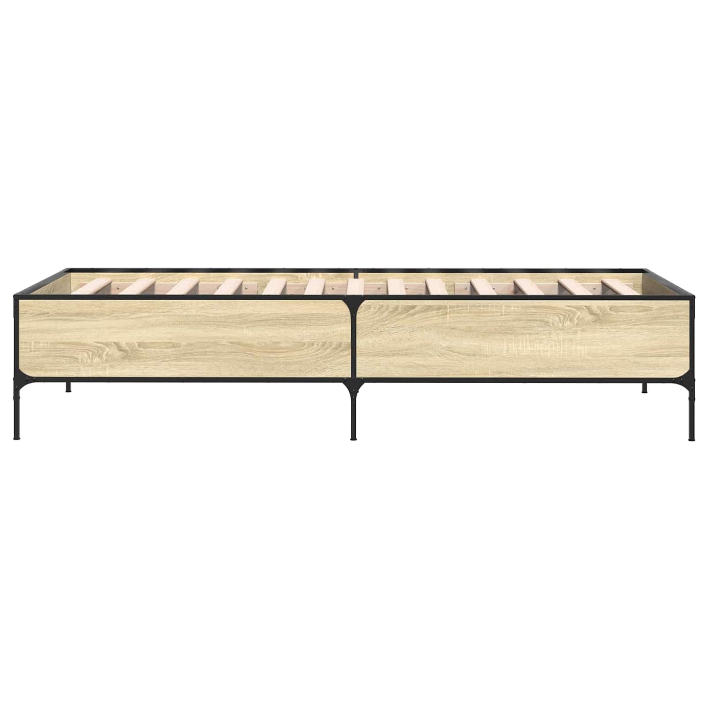 vidaXL Σκελετός Κρεβατιού Sonoma Δρυς 80 x 200 cm Επεξεργασμένο Ξύλο