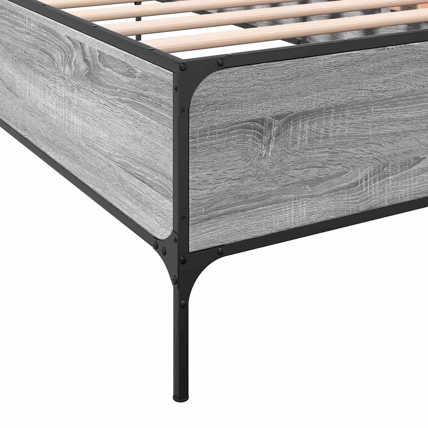 vidaXL Σκελετός Κρεβατιού Γκρι Sonoma 80 x 200 cm Επεξεργασμένο Ξύλο