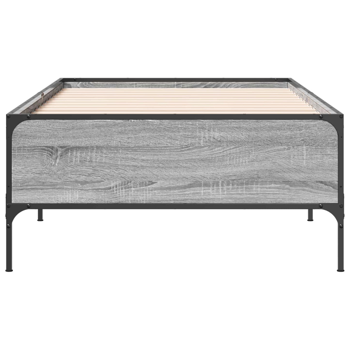 vidaXL Σκελετός Κρεβατιού Γκρι Sonoma 80 x 200 cm Επεξεργασμένο Ξύλο
