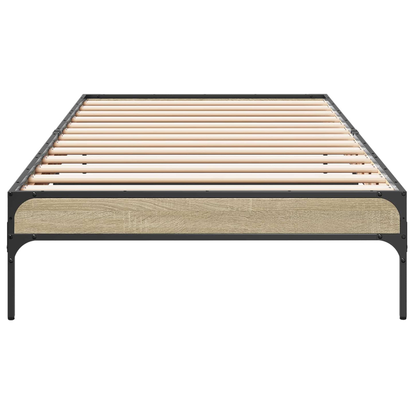 vidaXL Σκελετός Κρεβατιού Sonoma Δρυς 80 x 200 cm Επεξεργασμένο Ξύλο