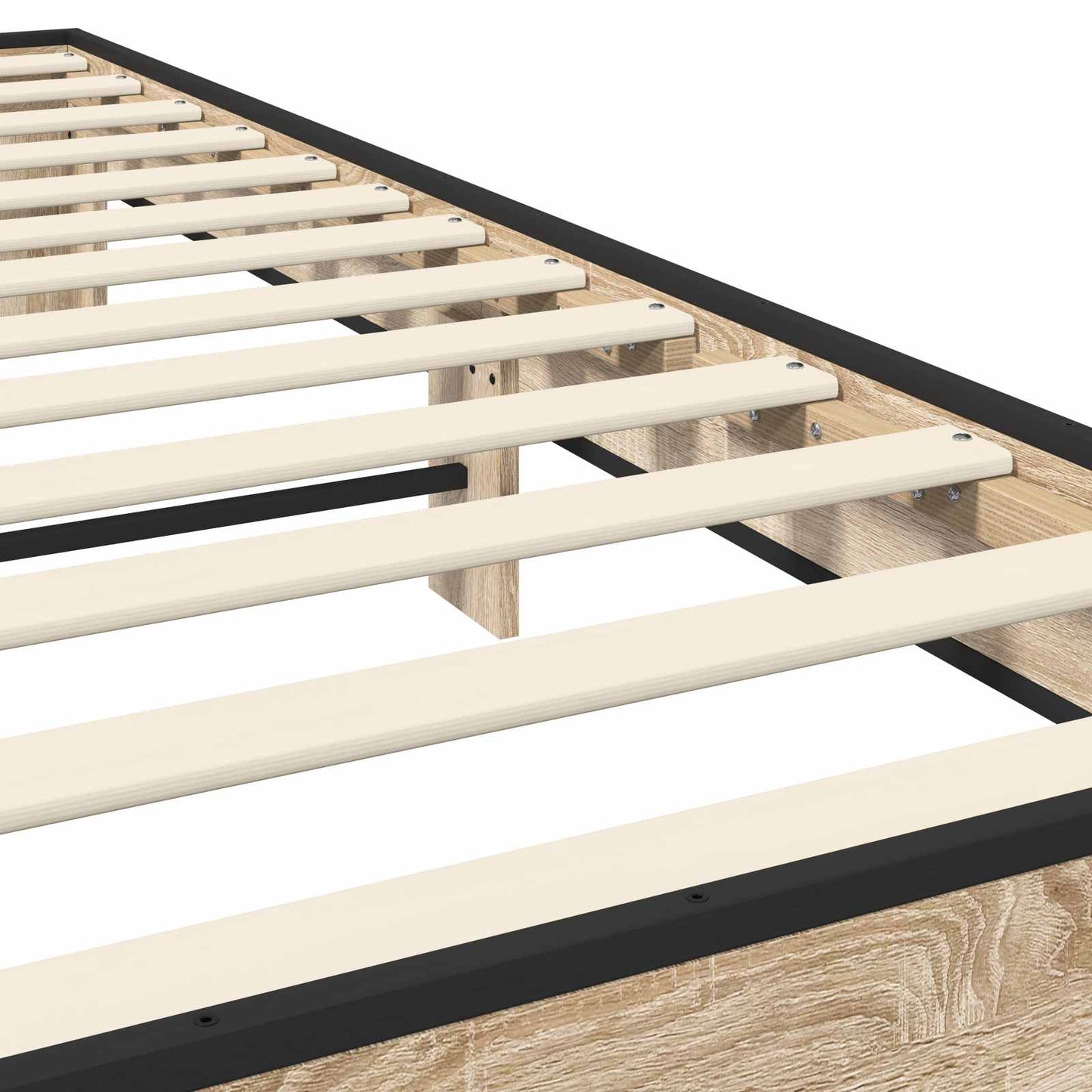 vidaXL Σκελετός Κρεβατιού Sonoma Δρυς 80 x 200 cm Επεξεργασμένο Ξύλο