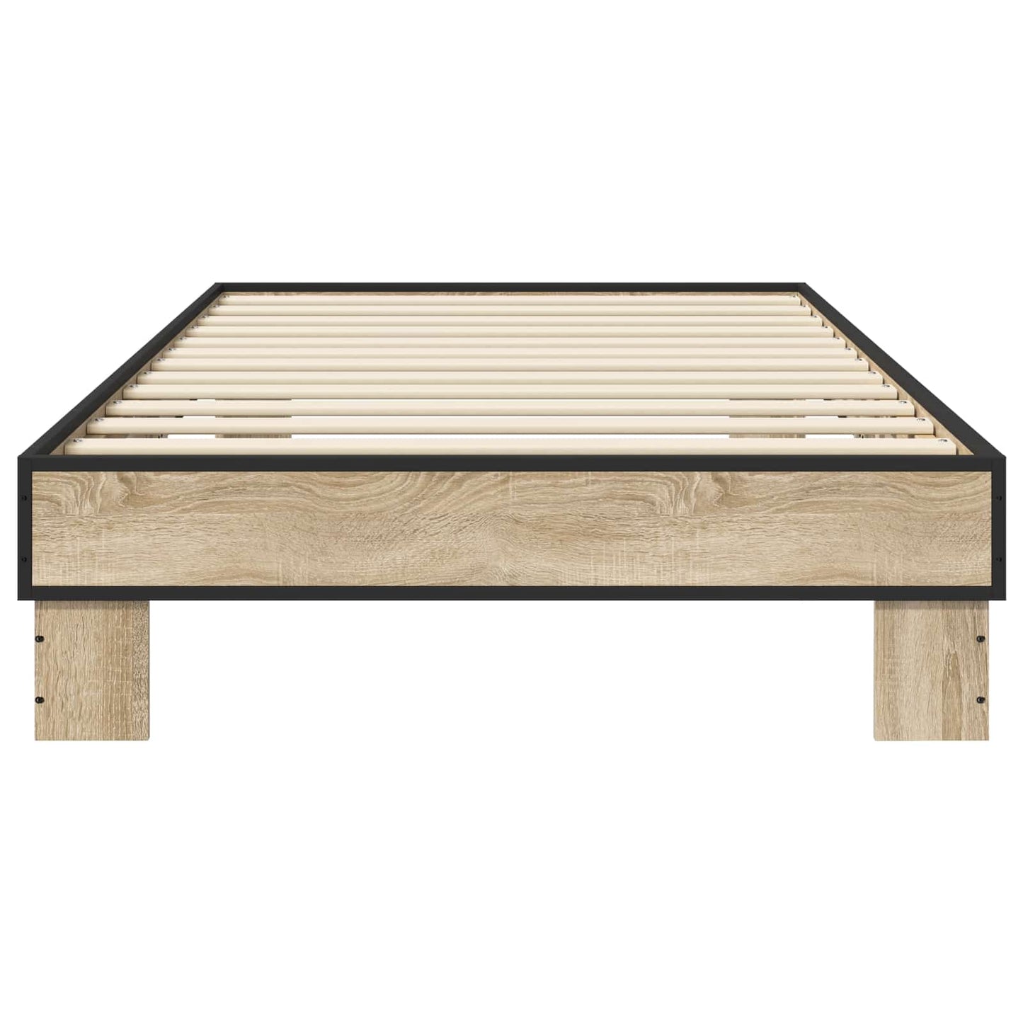 vidaXL Σκελετός Κρεβατιού Sonoma Δρυς 80 x 200 cm Επεξεργασμένο Ξύλο