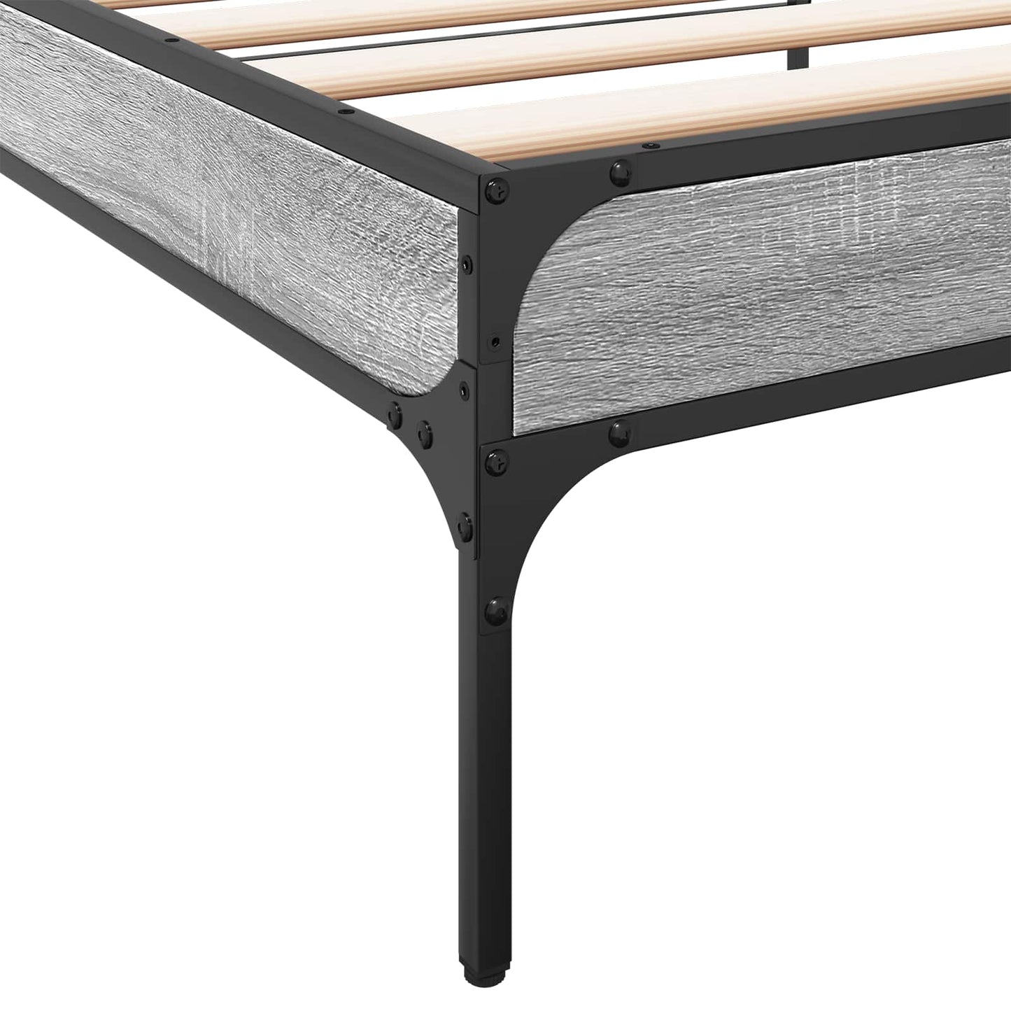 vidaXL Σκελετός Κρεβατιού Γκρι Sonoma 80 x 200 cm Επεξεργασμένο Ξύλο