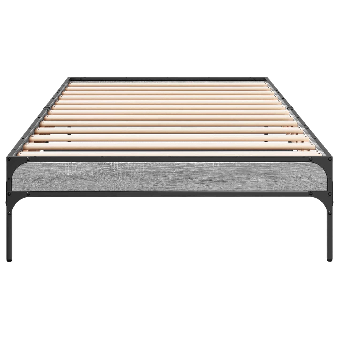 vidaXL Σκελετός Κρεβατιού Γκρι Sonoma 80 x 200 cm Επεξεργασμένο Ξύλο