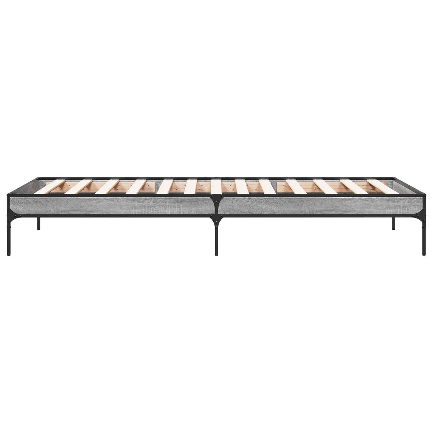vidaXL Σκελετός Κρεβατιού Γκρι Sonoma 80 x 200 cm Επεξεργασμένο Ξύλο