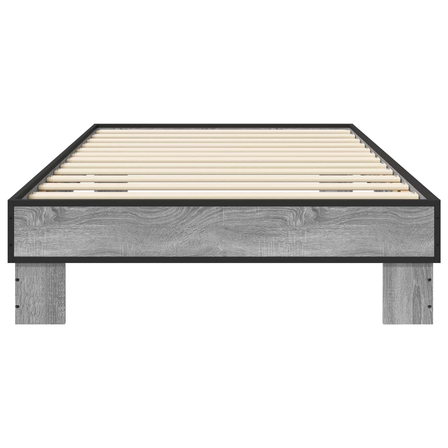 vidaXL Σκελετός Κρεβατιού Γκρι Sonoma 80 x 200 cm Επεξεργασμένο Ξύλο