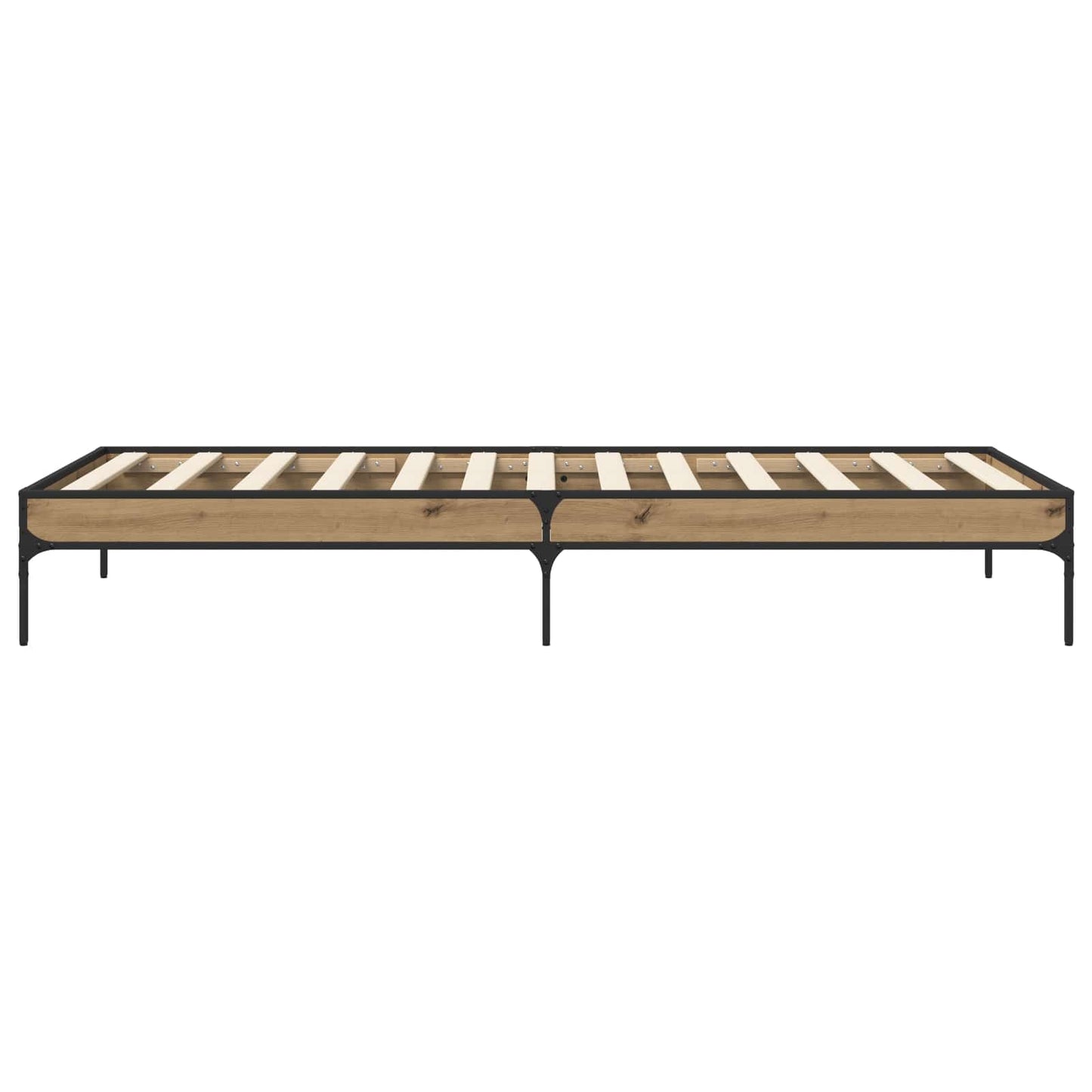 vidaXL Σκελετός Κρεβατιού Artisian Δρυς 80 x 200 cm Επεξεργασμένο Ξύλο