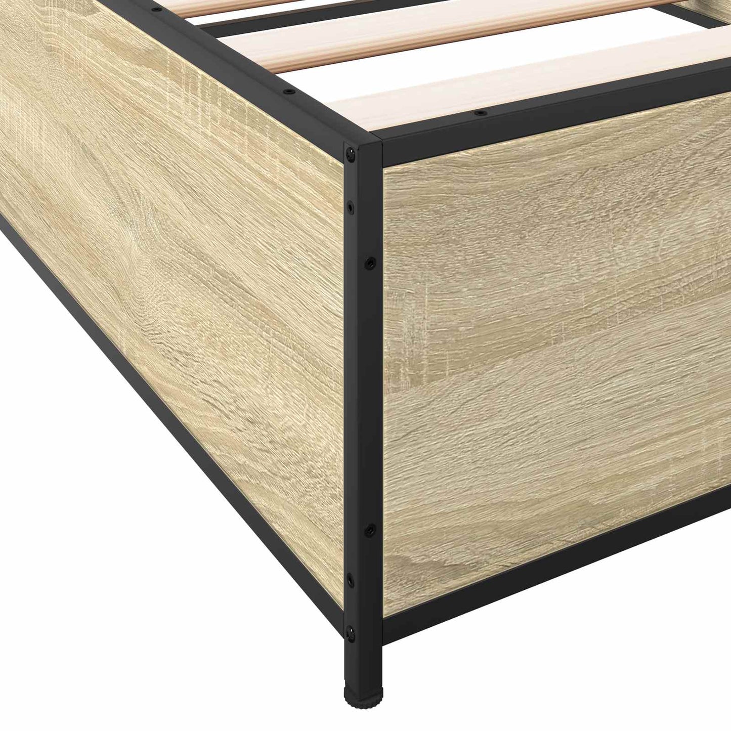 vidaXL Σκελετός Κρεβατιού Sonoma Δρυς 80 x 200 cm Επεξεργασμένο Ξύλο