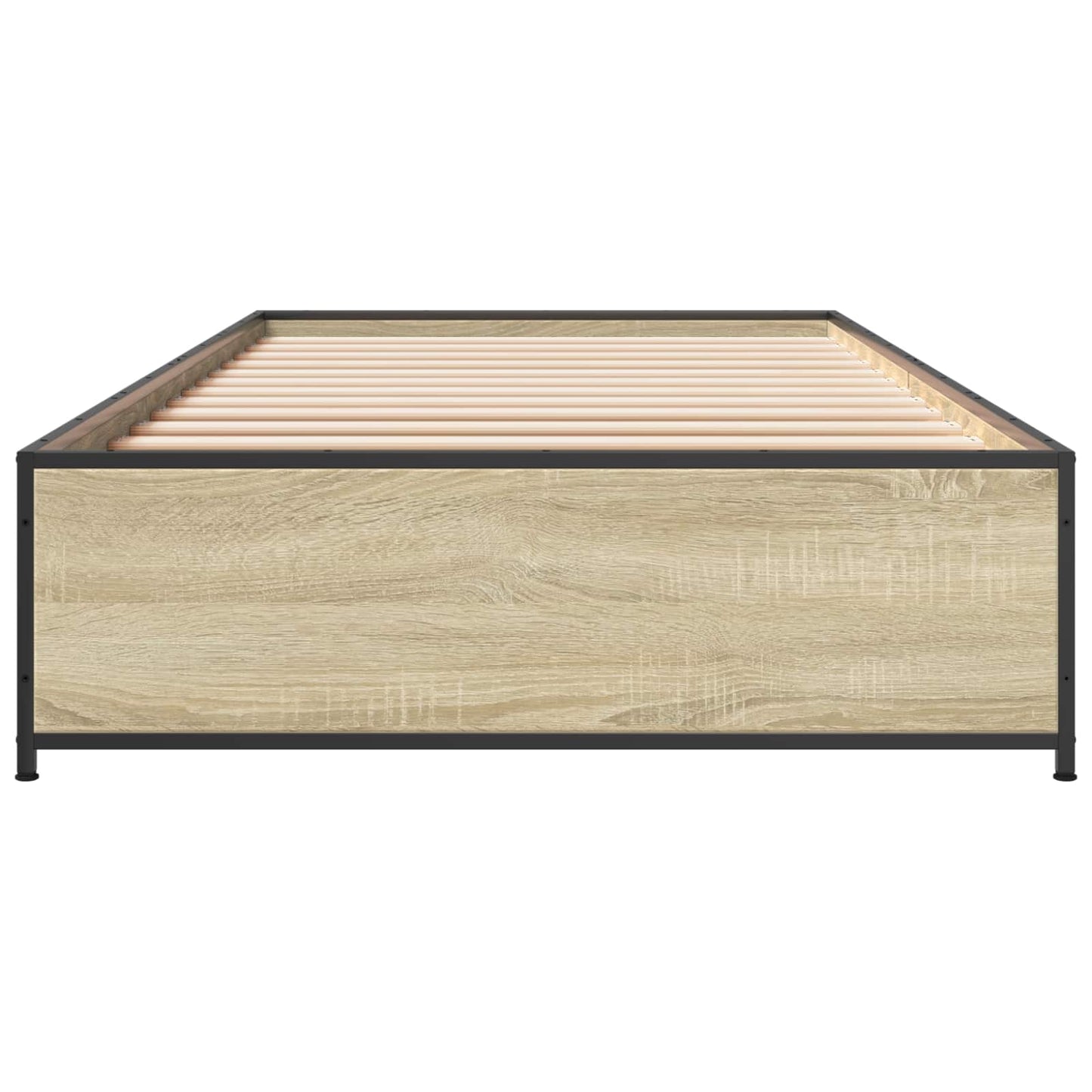 vidaXL Σκελετός Κρεβατιού Sonoma Δρυς 80 x 200 cm Επεξεργασμένο Ξύλο