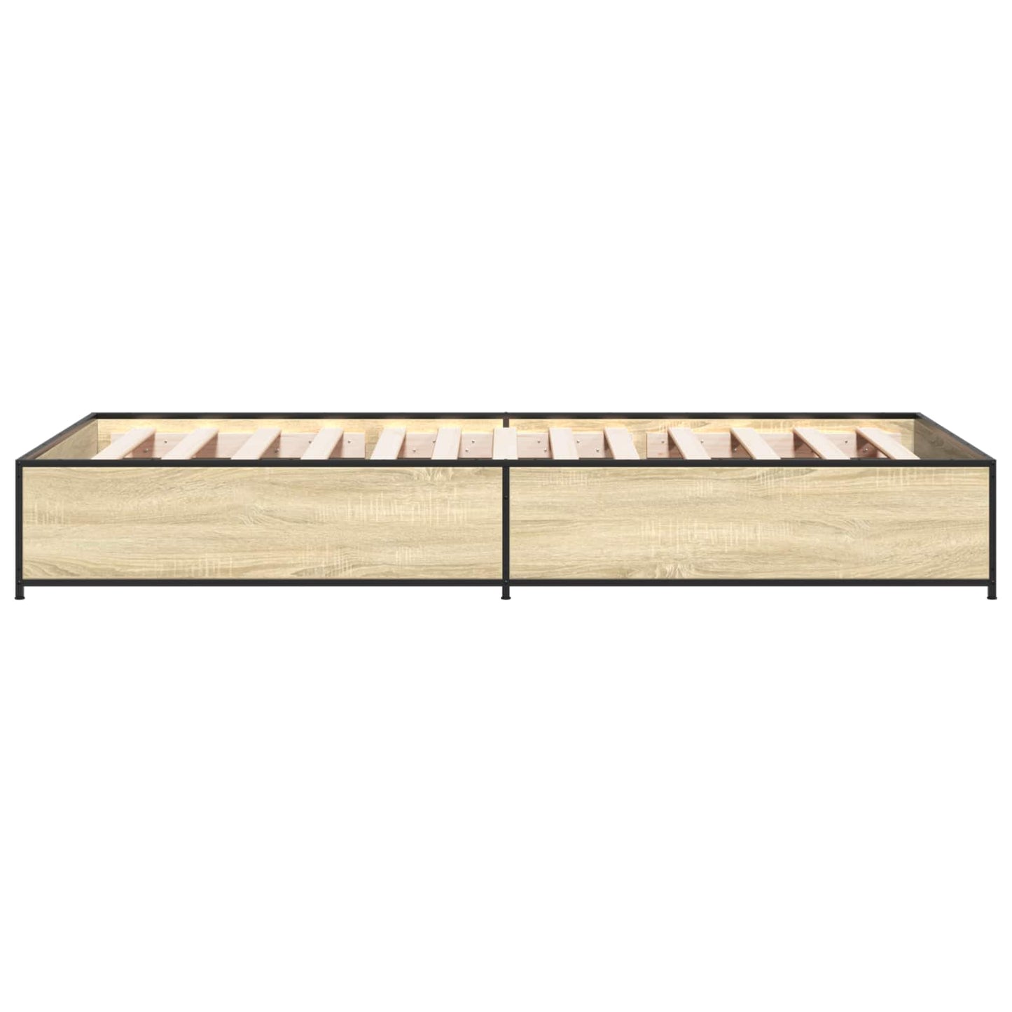 vidaXL Σκελετός Κρεβατιού Sonoma Δρυς 80 x 200 cm Επεξεργασμένο Ξύλο