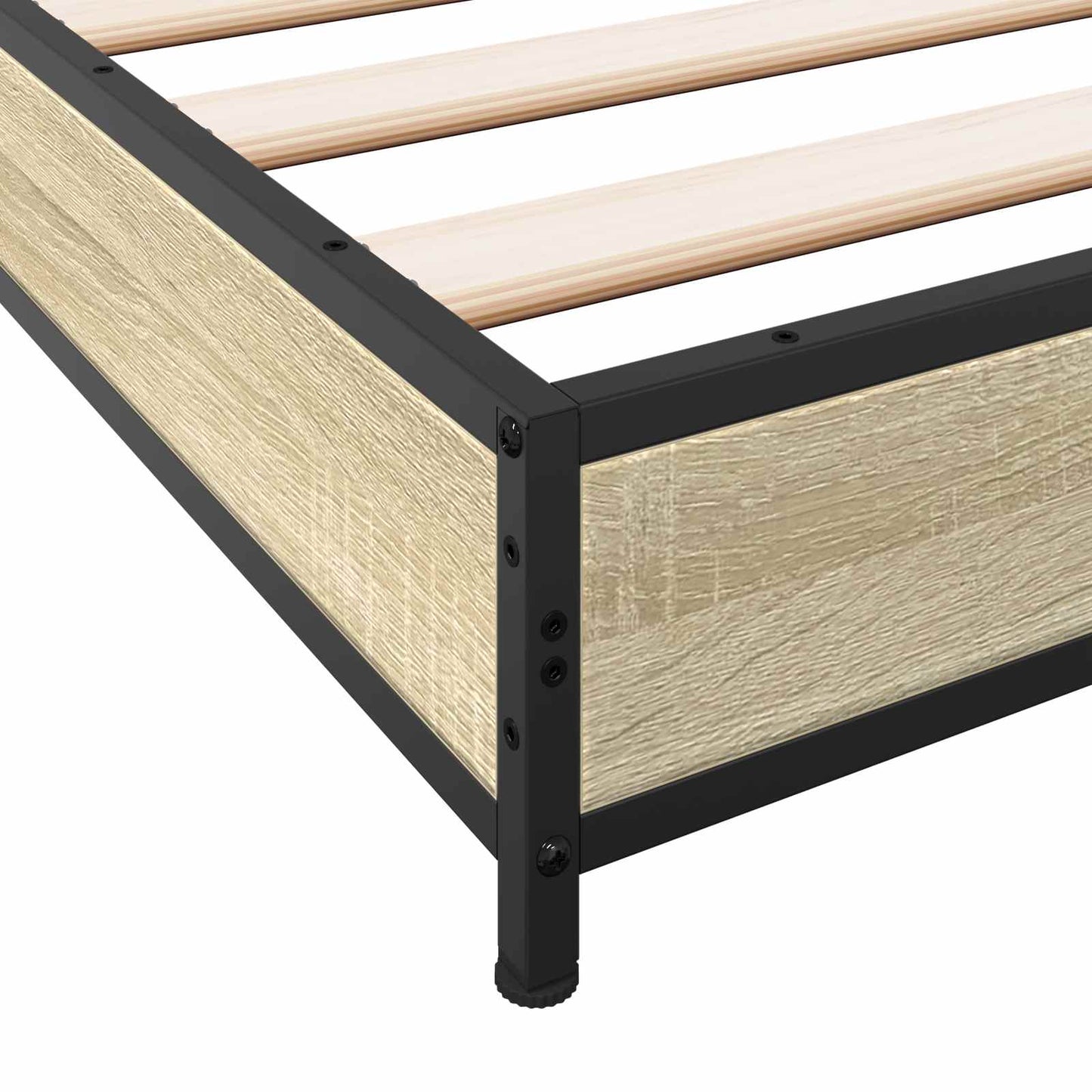 vidaXL Σκελετός Κρεβατιού Sonoma Δρυς 80 x 200 cm Επεξεργασμένο Ξύλο
