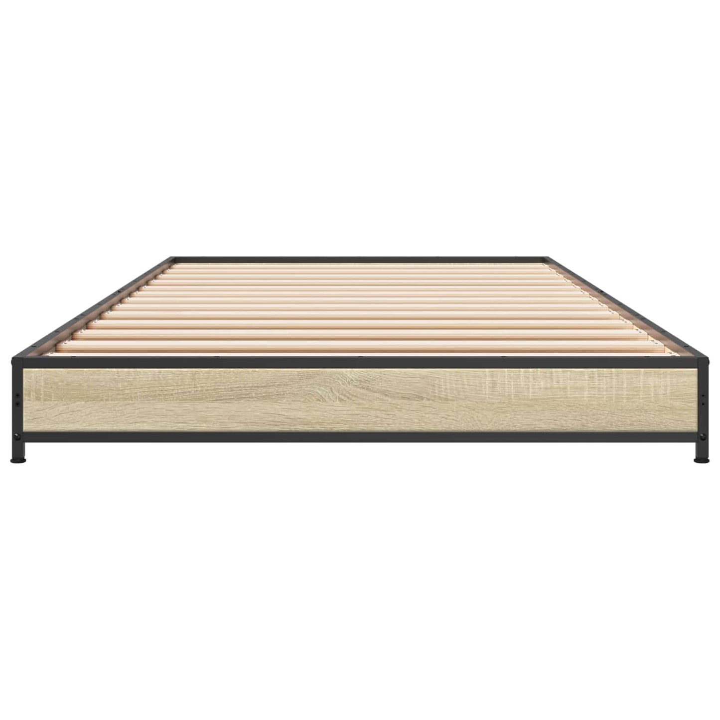 vidaXL Σκελετός Κρεβατιού Sonoma Δρυς 80 x 200 cm Επεξεργασμένο Ξύλο