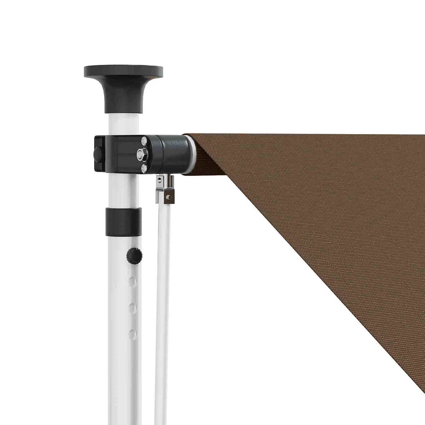 vidaXL Χειροκίνητη Ανακλινόμενη Σκίαση Taupe 200 cm