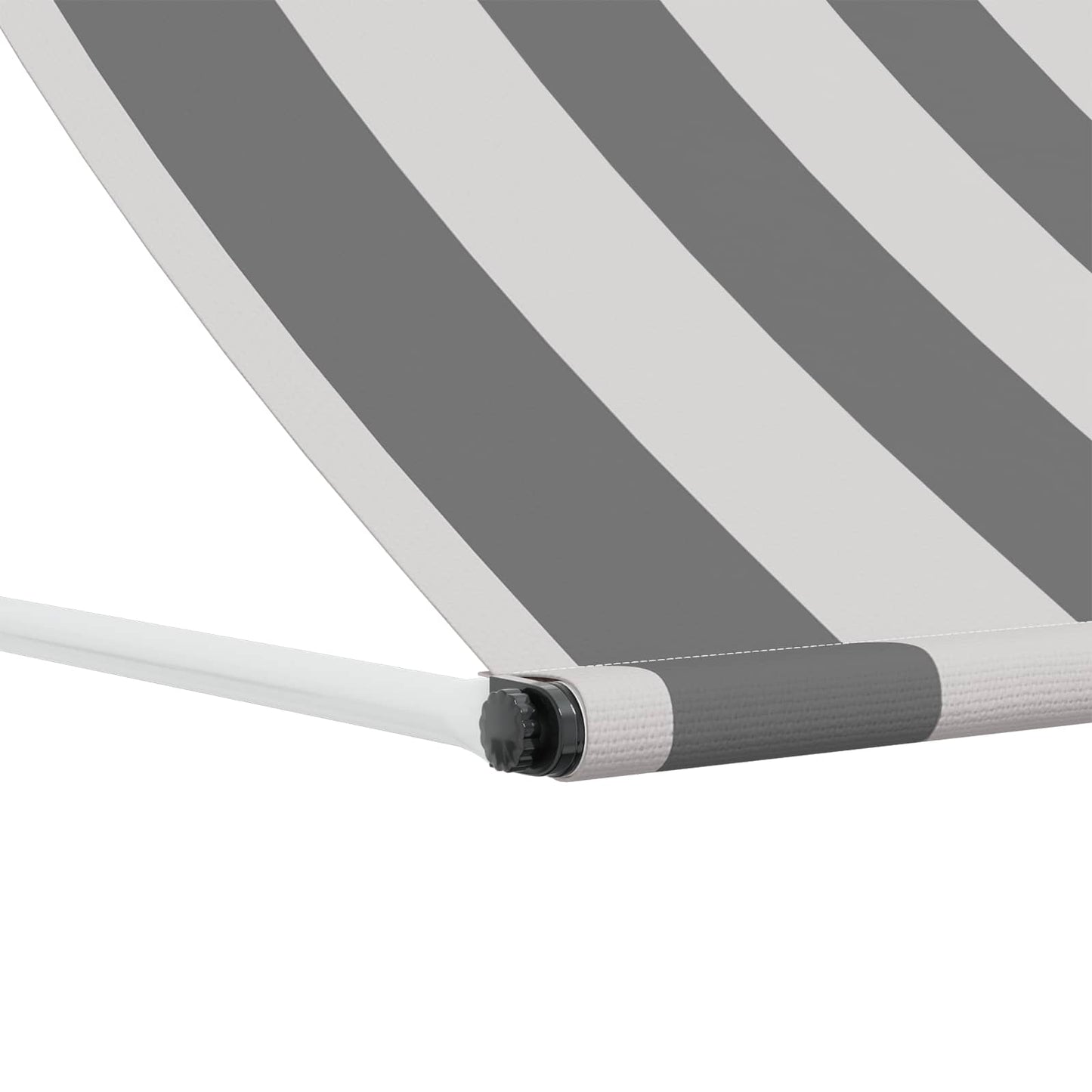 vidaXL Αντιανεμικό 400 x 150 cm Γκρι και Λευκό
