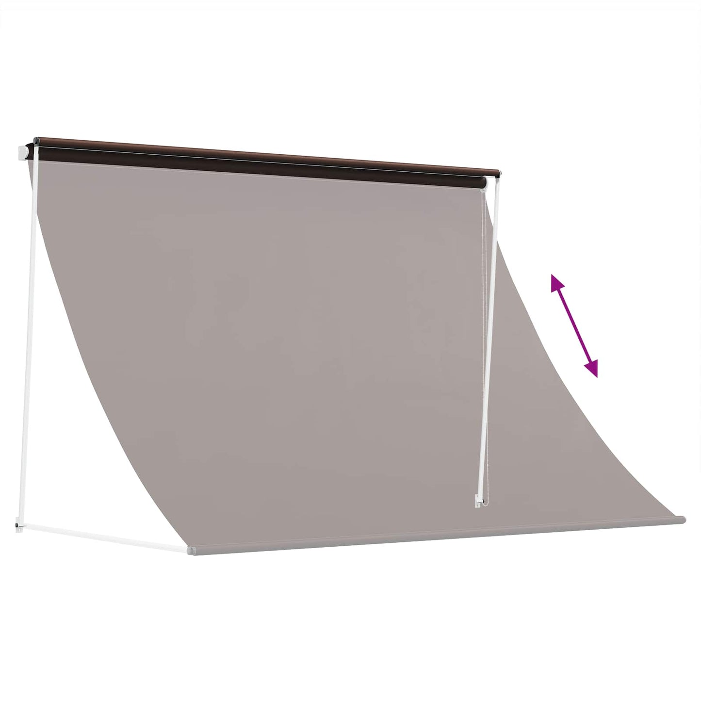 vidaXL Αντιανεμικό Καφέ 250 x 150 cm