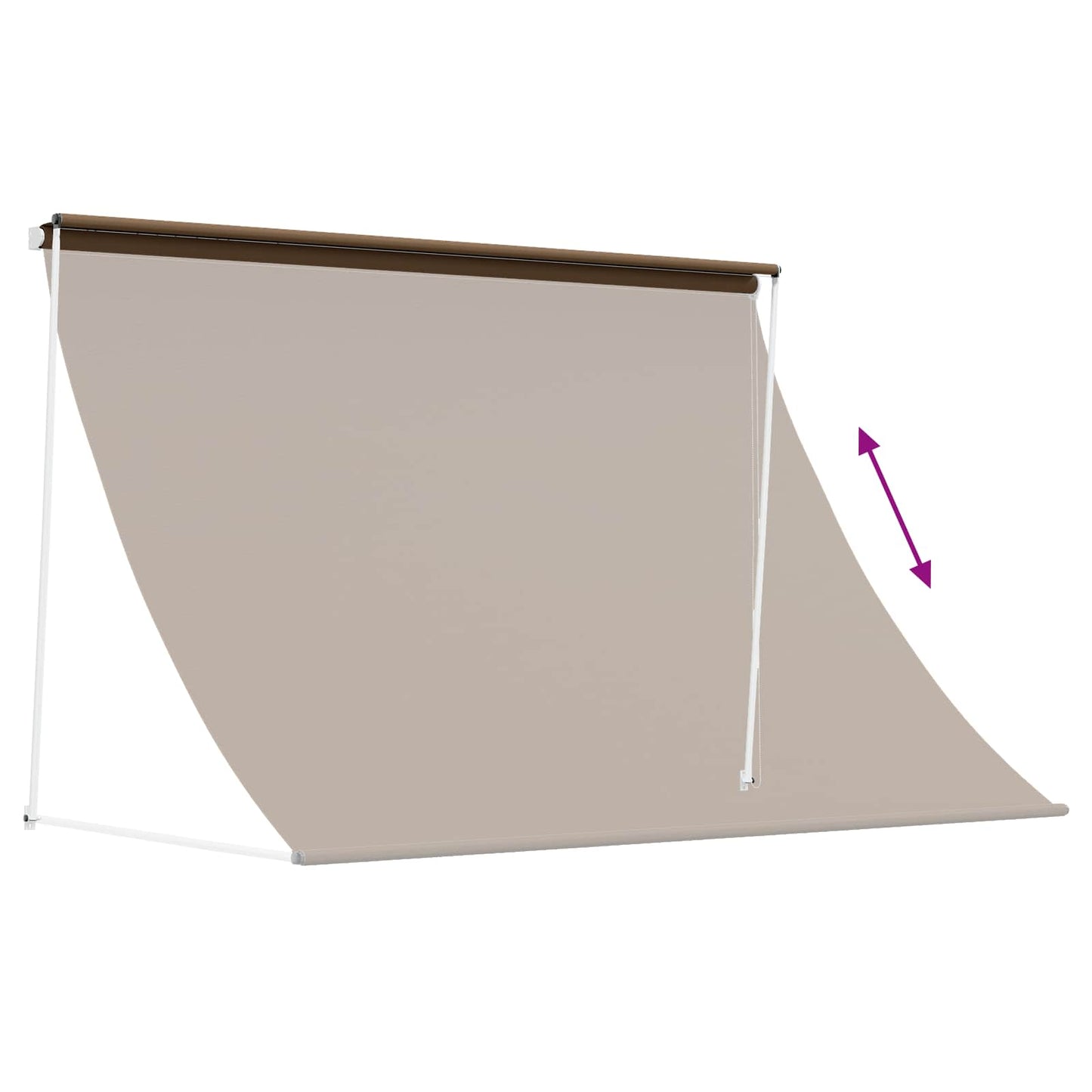 vidaXL Αντιανεμικό Taupe 400 x 150 cm