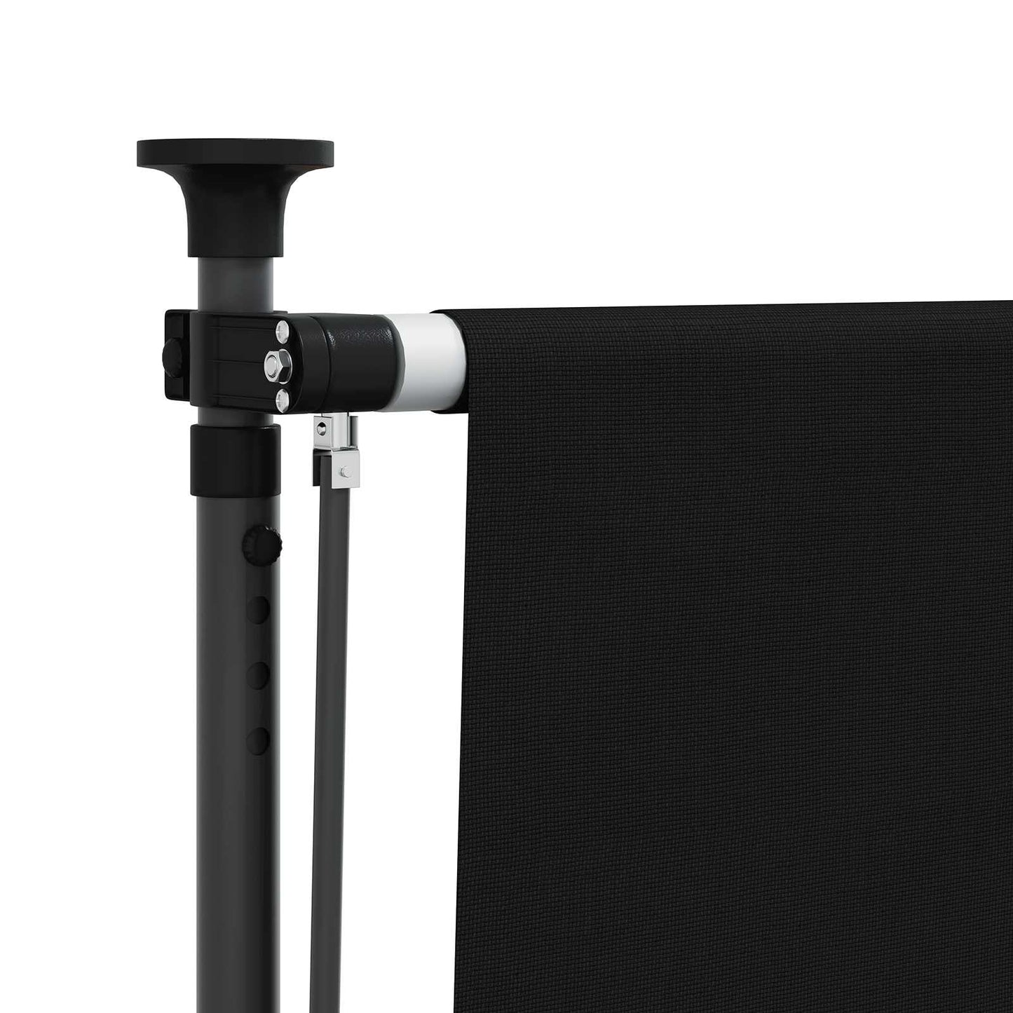 vidaXL Εξωτερικό ρολό Μαύρο 150 x 270 cm
