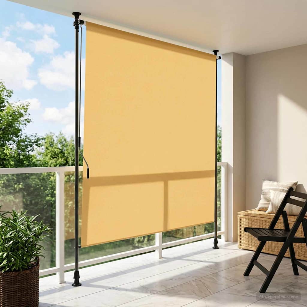 vidaXL Εξωτερικό ρολό Άμμος 100 x 270 cm