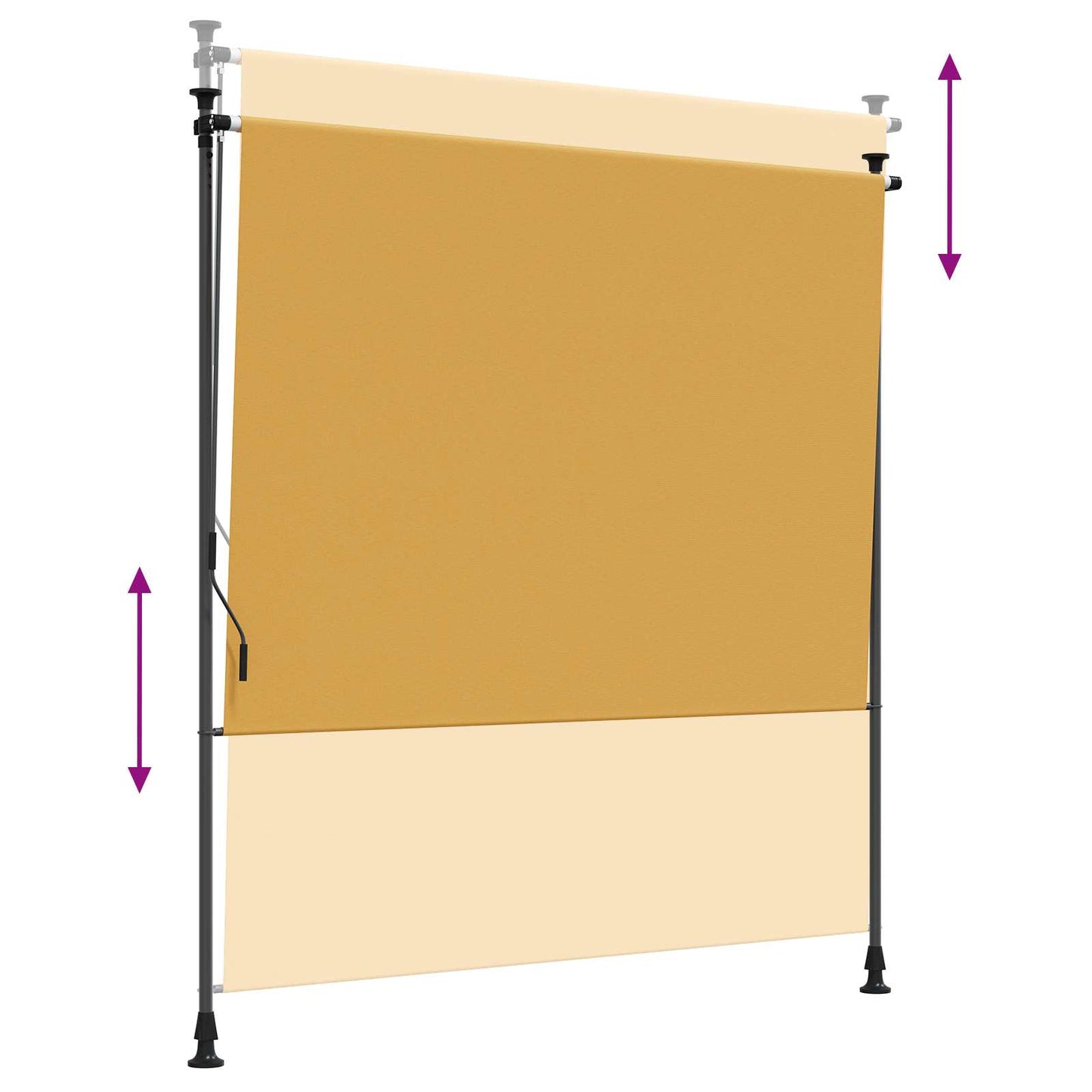 vidaXL Εξωτερικό ρολό Άμμος 100 x 270 cm