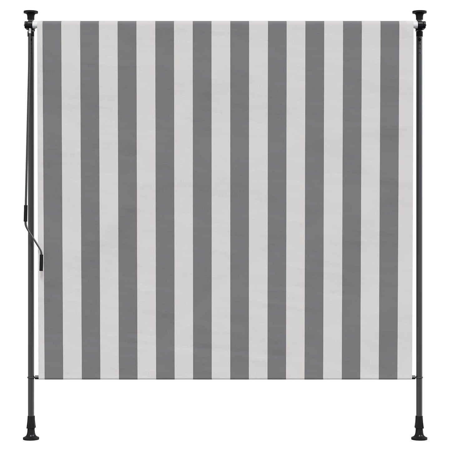 vidaXL Εξωτερικό ρολό Γκρι και Λευκό 120 x 270 cm
