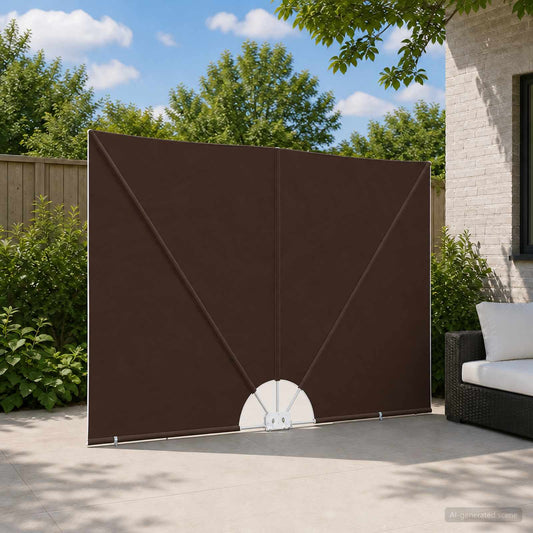 vidaXL Αδιάφανο σκίαστρο μπαλκονιού 200 x 300 cm Πολυεστέρας