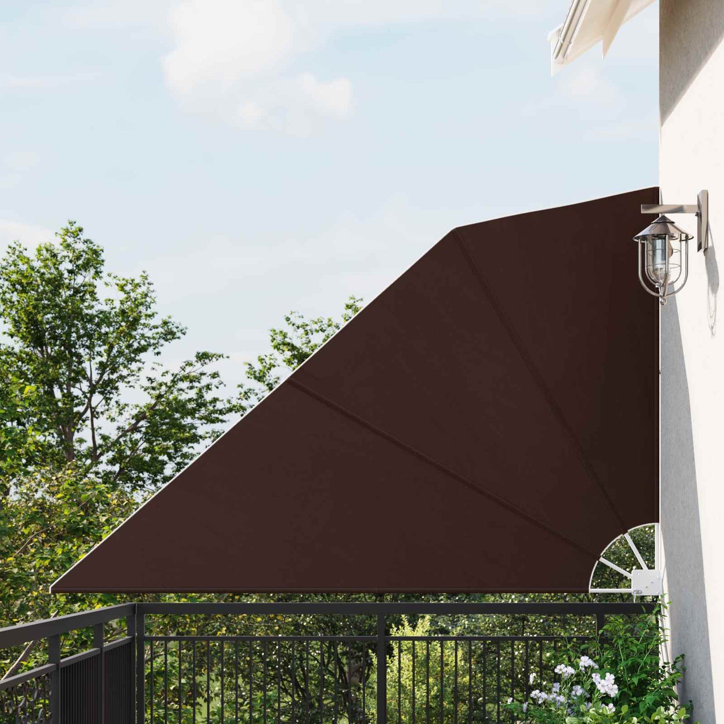 vidaXL Αδιάφανο σκίαστρο μπαλκονιού 240 x 160 cm