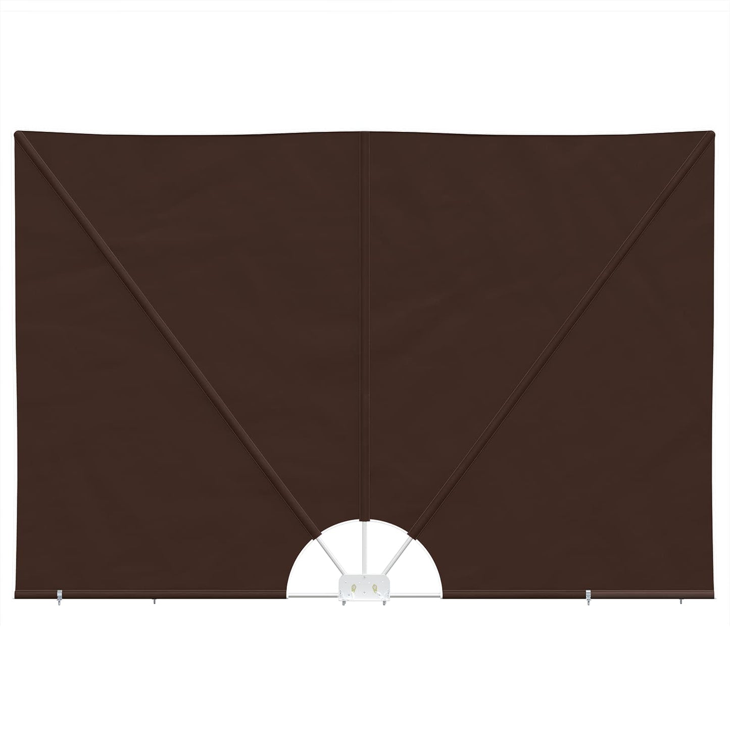 vidaXL Αδιάφανο σκίαστρο μπαλκονιού 150 x 300 cm Πολυεστέρας